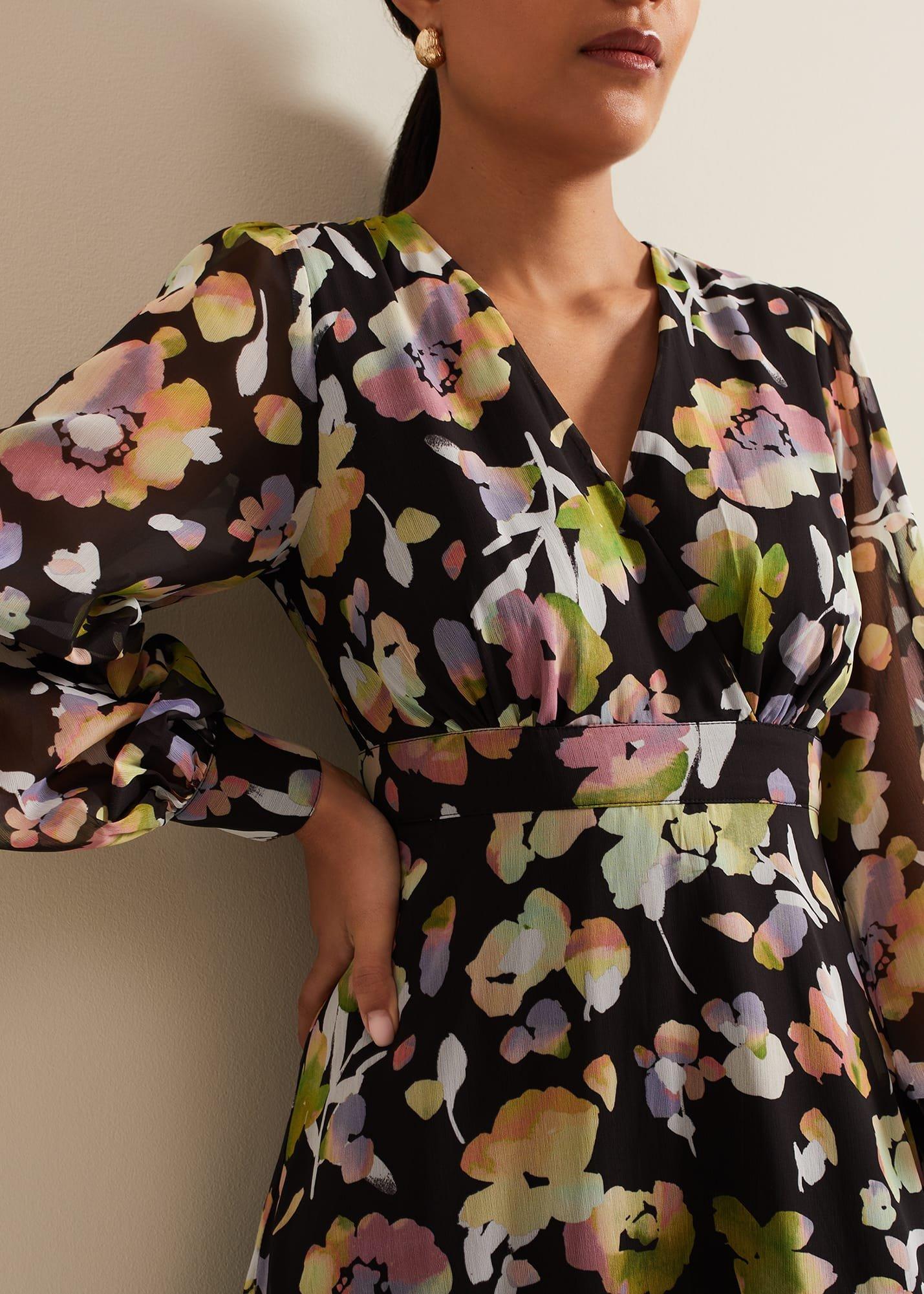 Petite Sandra Floral Maxi Dress