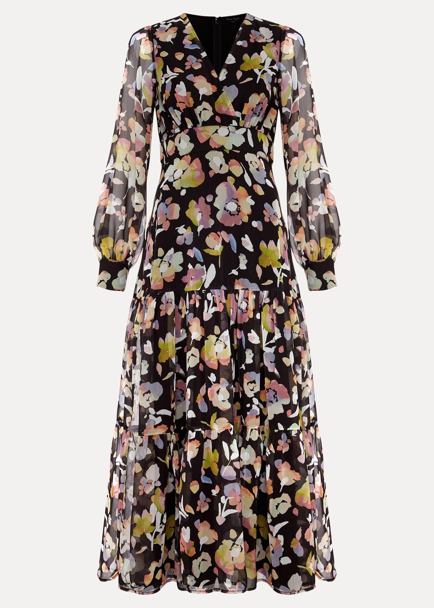 Petite Sandra Floral Maxi Dress