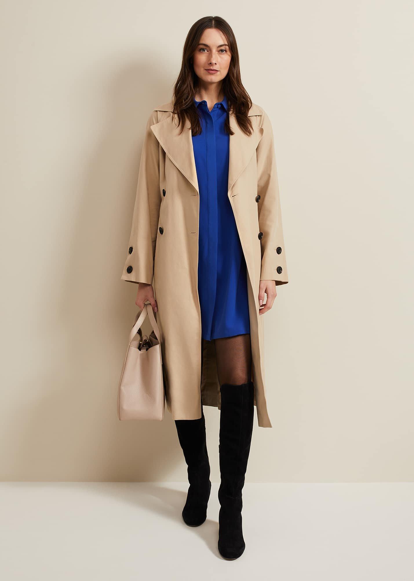 Cara Button Through Tunic Dress