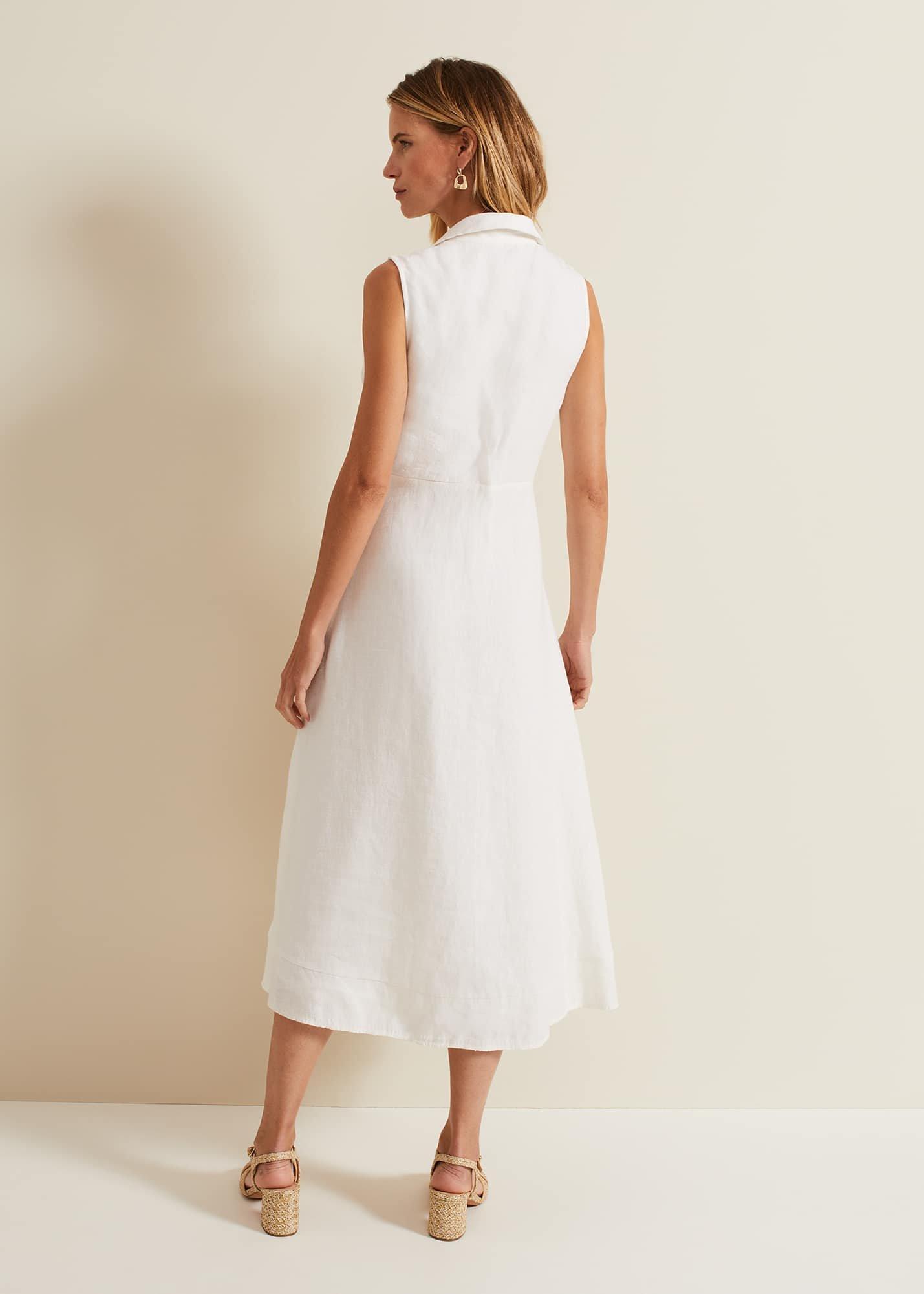Becky Tie Front Midi Dress