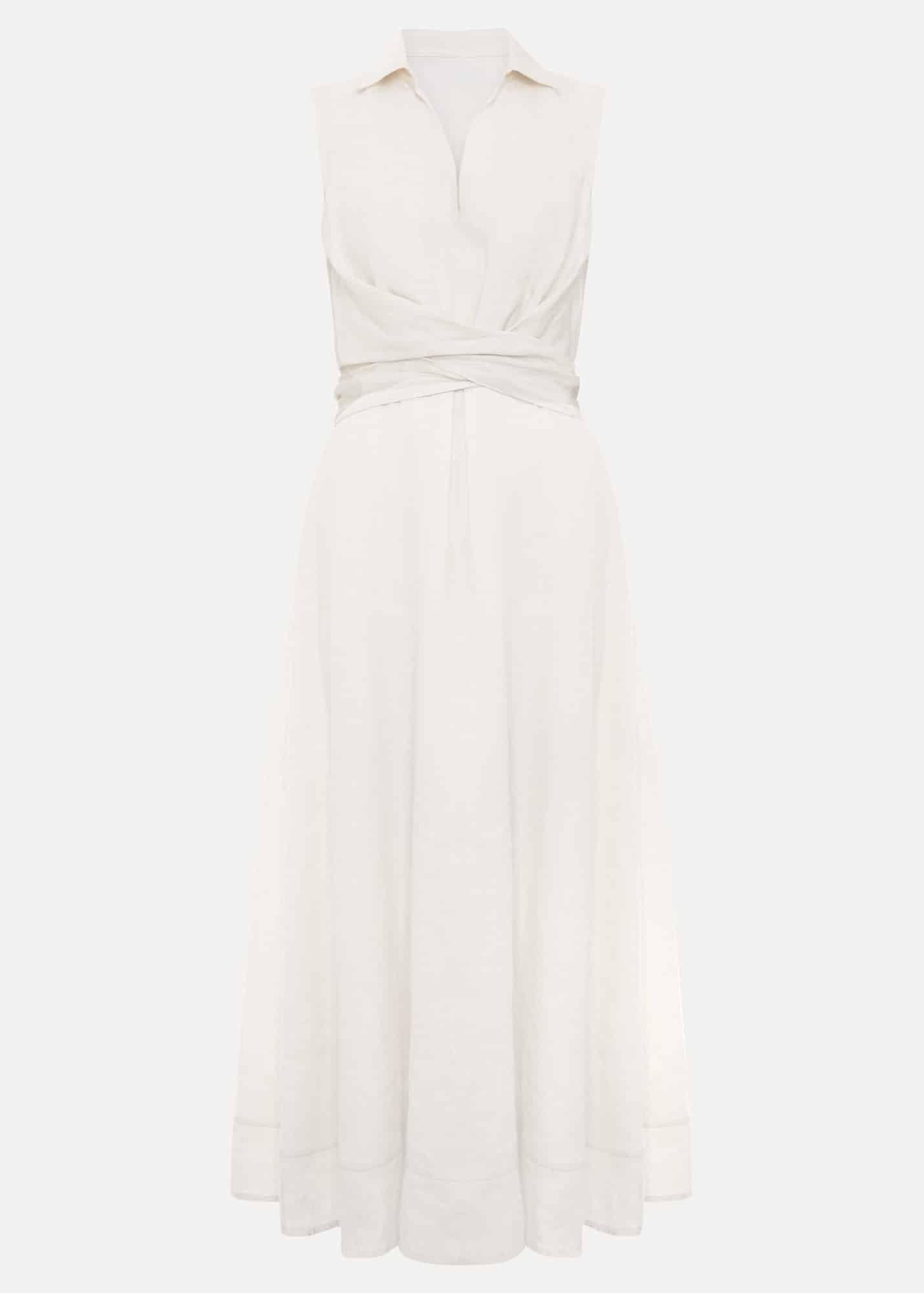 Becky Tie Front Midi Dress