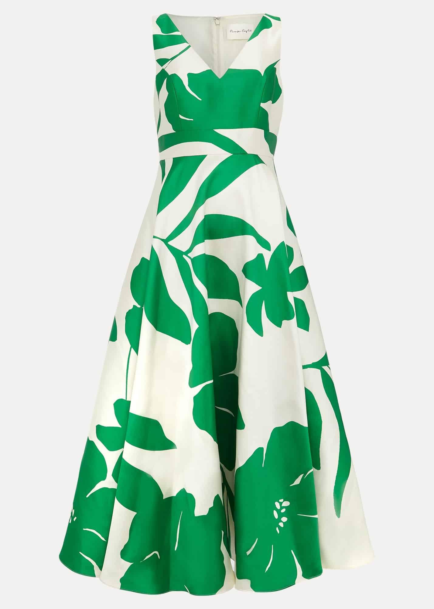 Delcia Fit And Flare Printed Dress