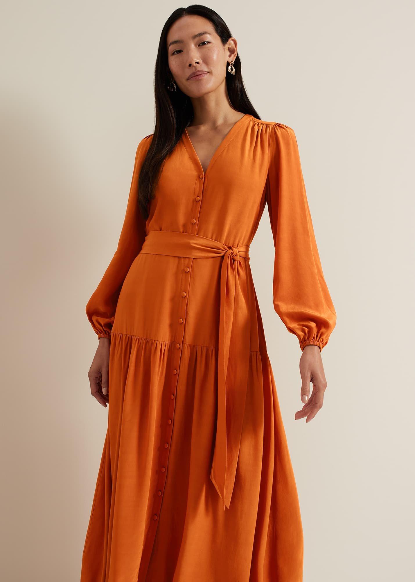 Tori Button Through Maxi Dress