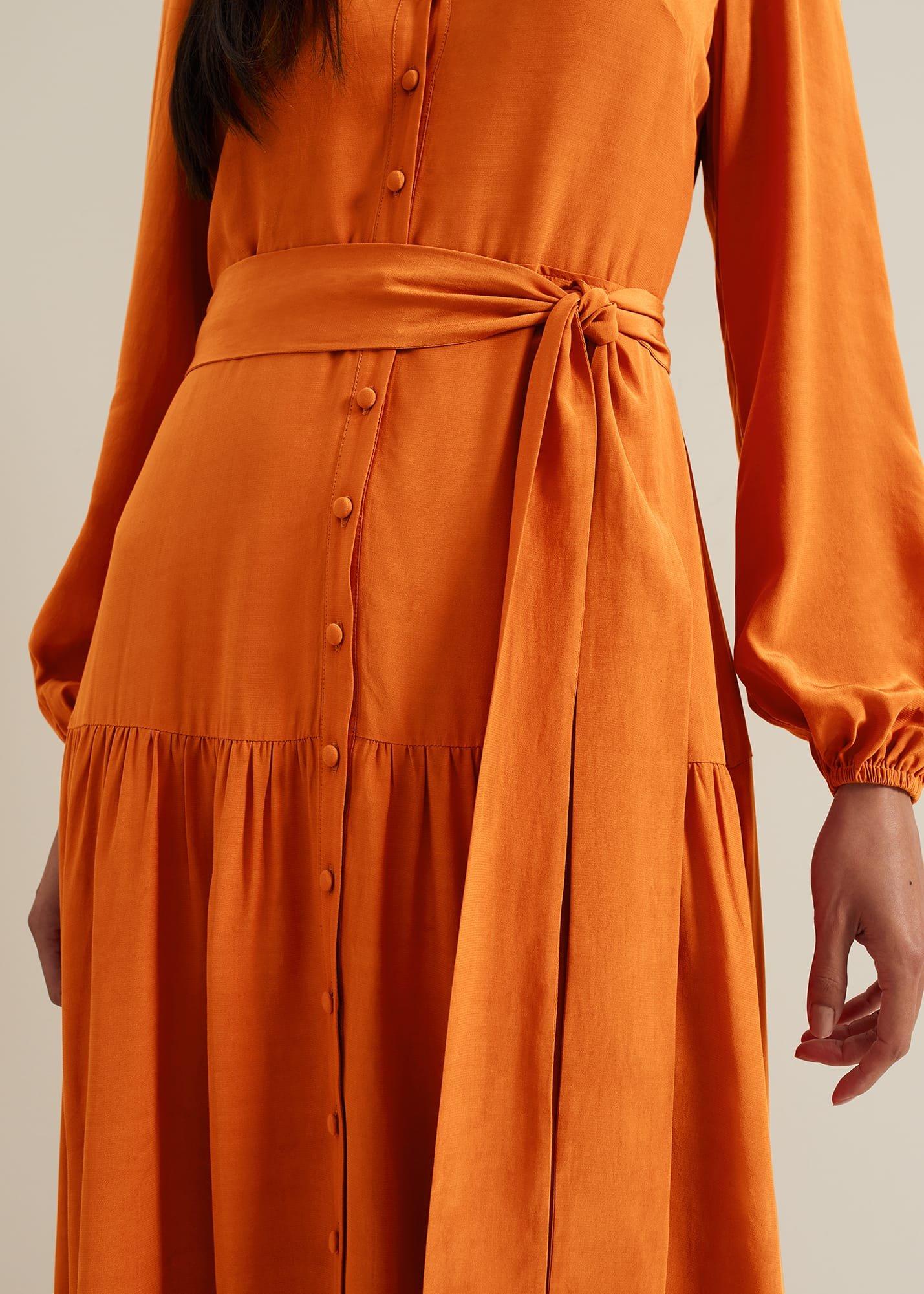 Tori Button Through Maxi Dress