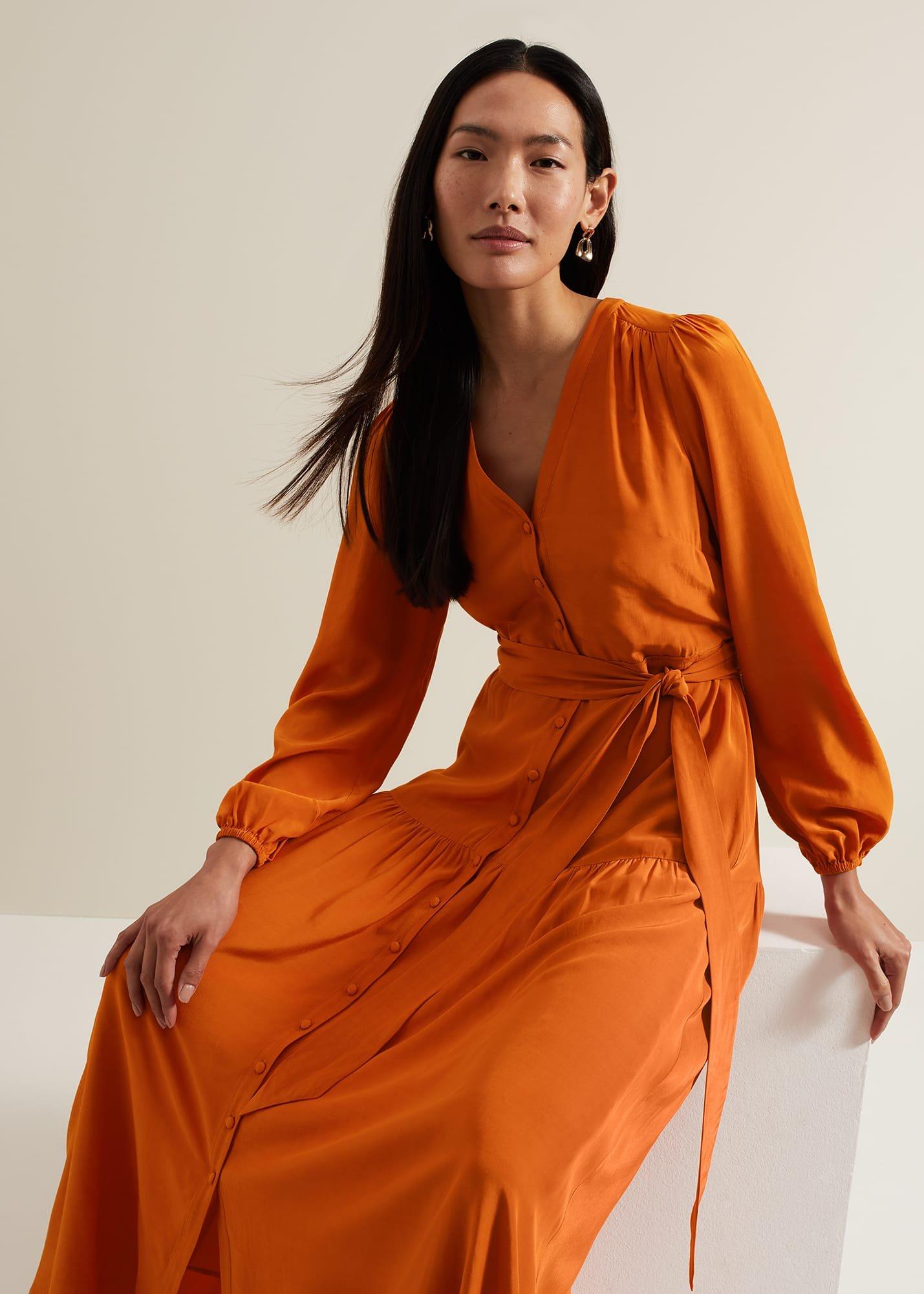 Tori Button Through Maxi Dress
