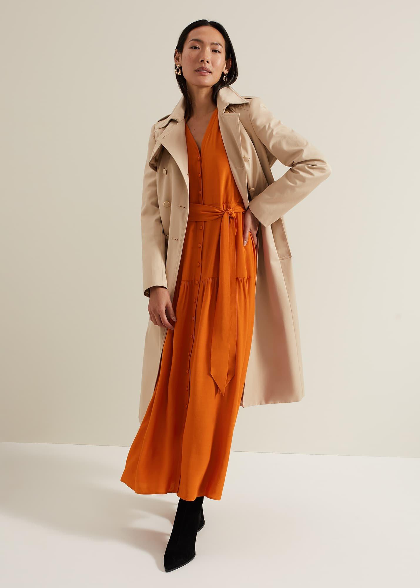 Tori Button Through Maxi Dress
