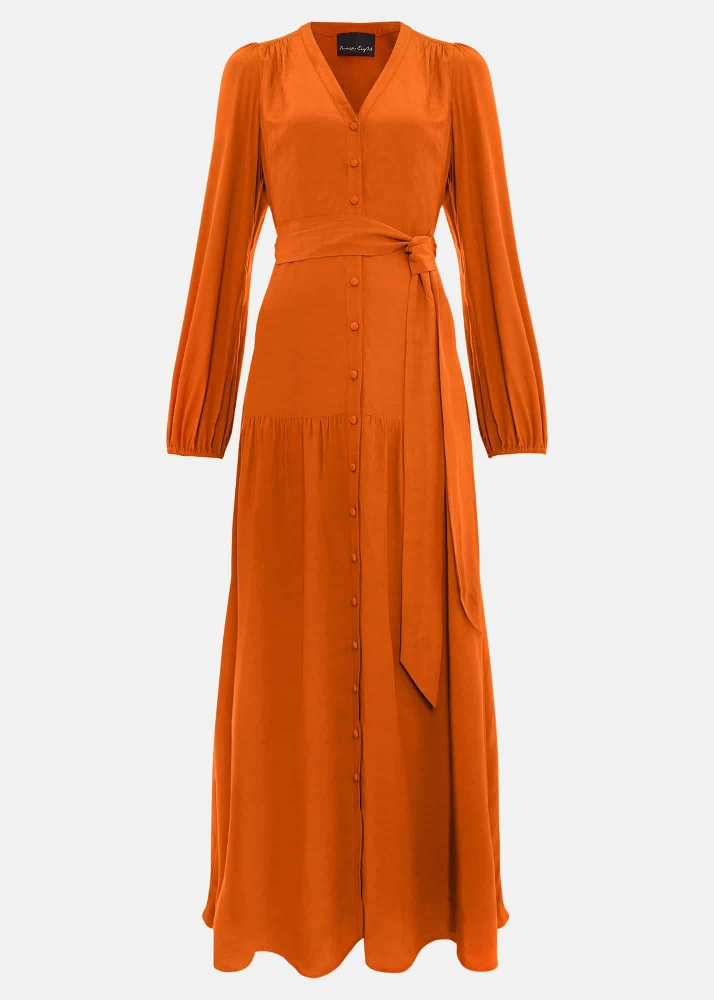 Tori Button Through Maxi Dress