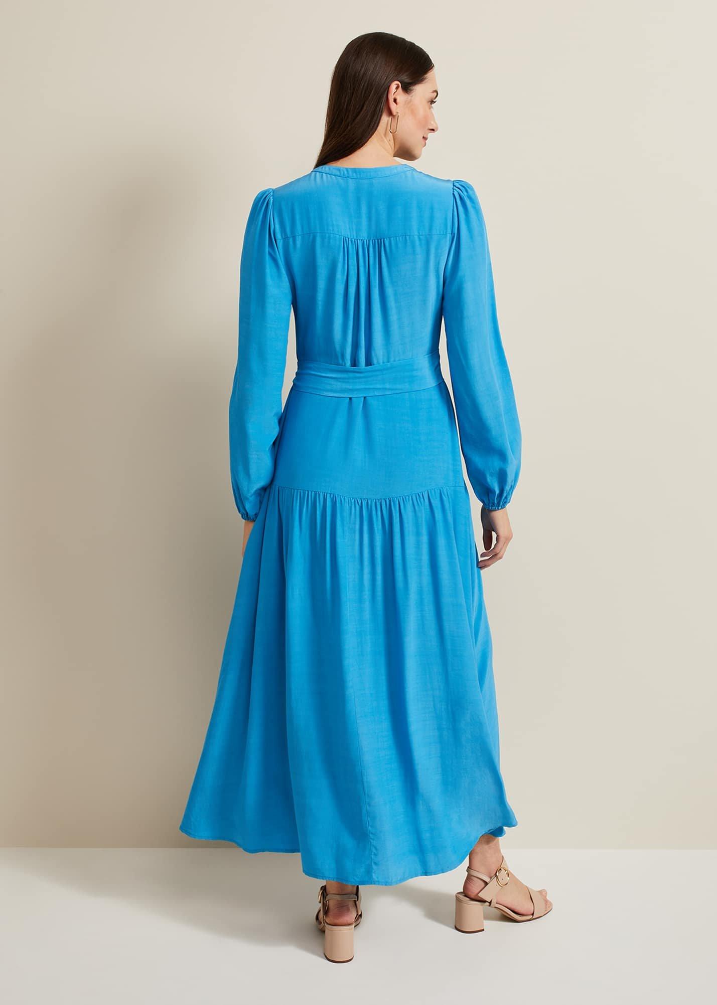 Tori Button Through Maxi Dress