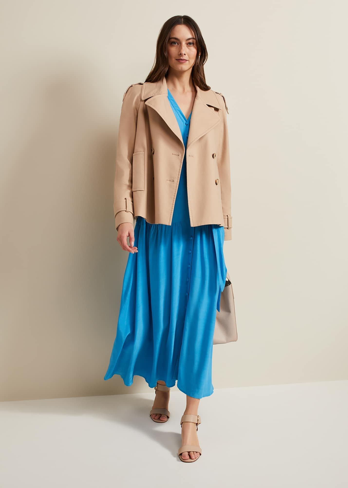 Tori Button Through Maxi Dress