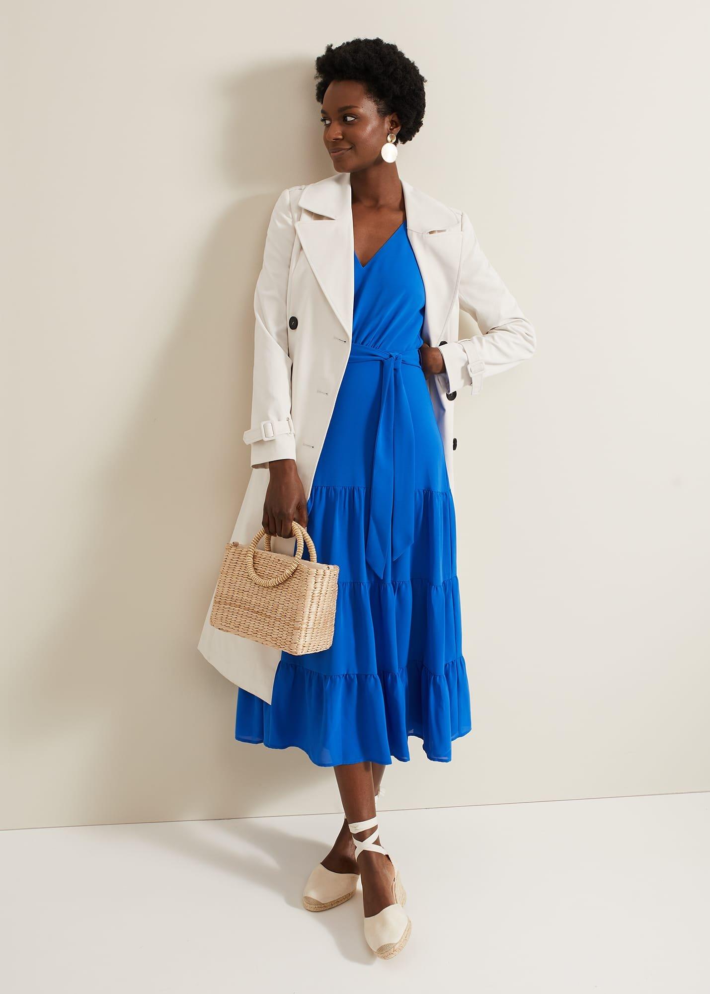 Lola Blue Tiered Dress