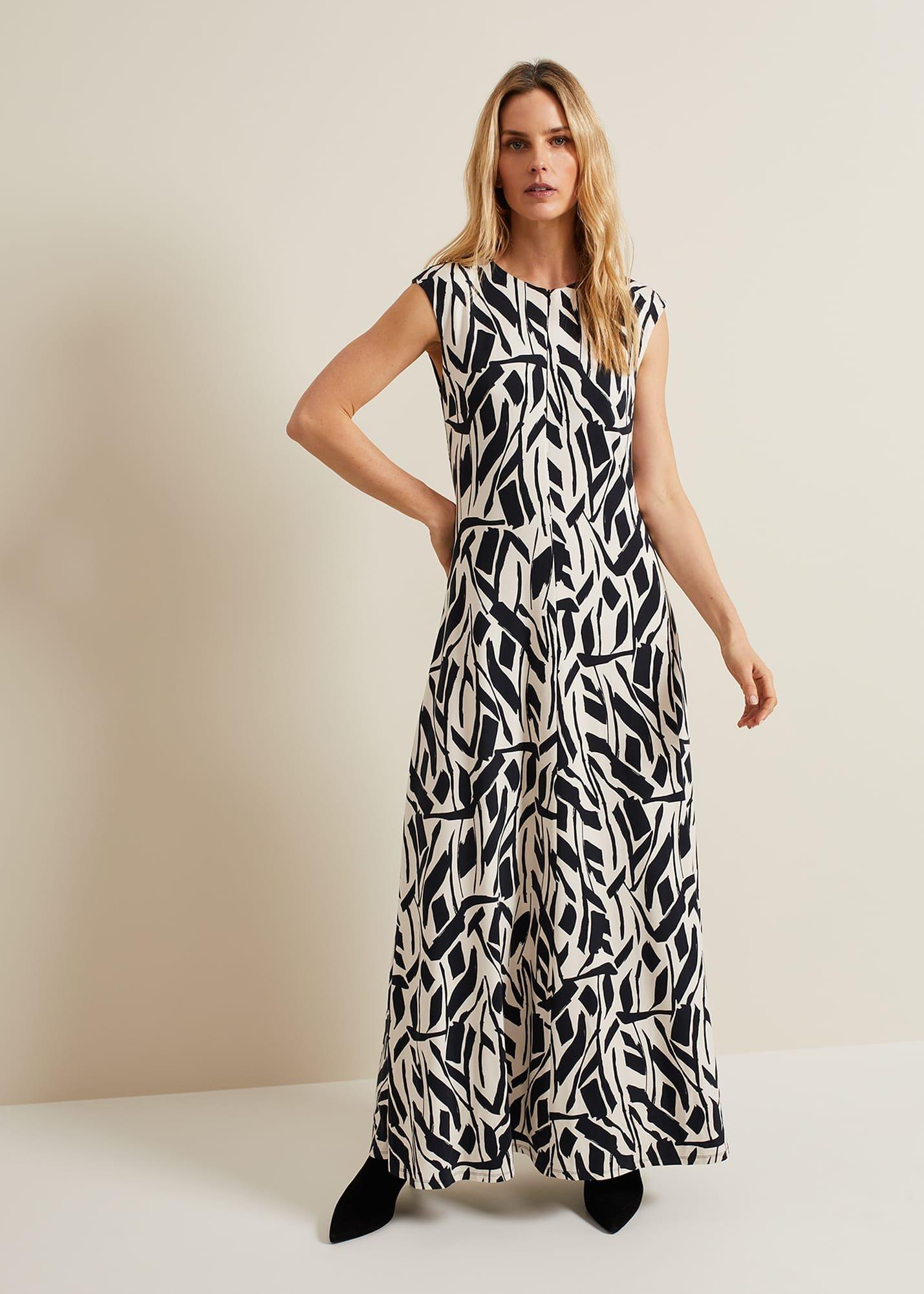 Kristy Geo Maxi Dress