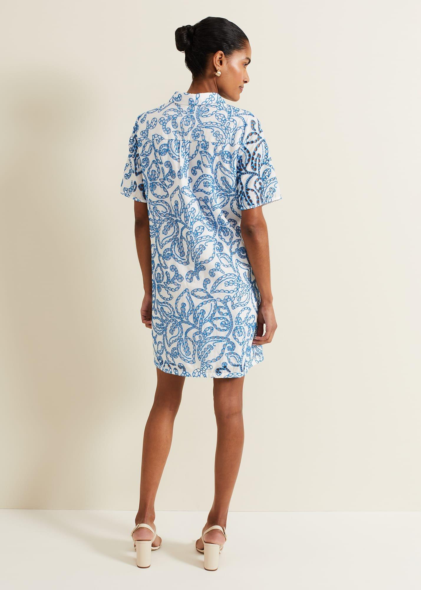 Nicky Broderie Swing Dress