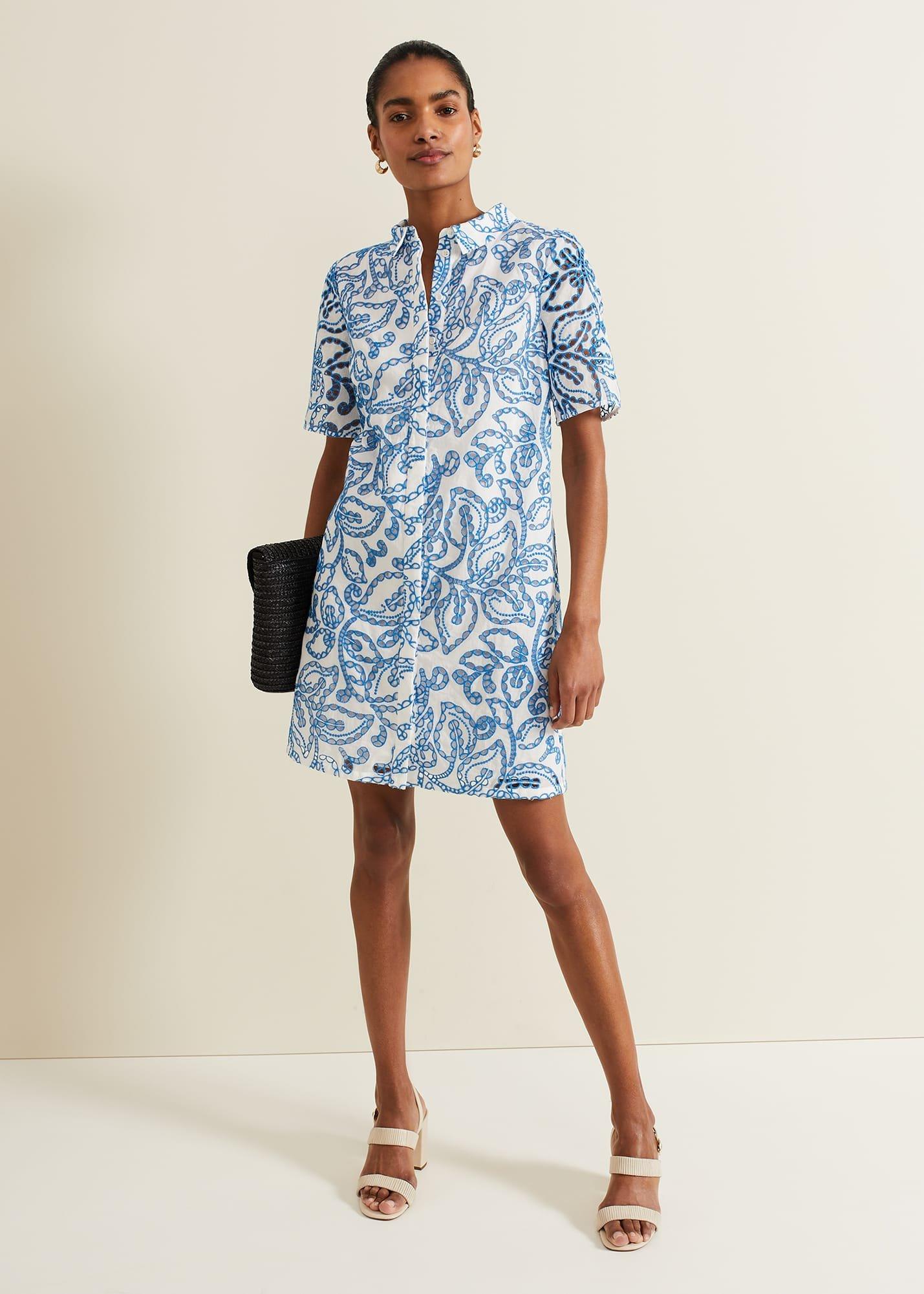 Nicky Broderie Swing Dress