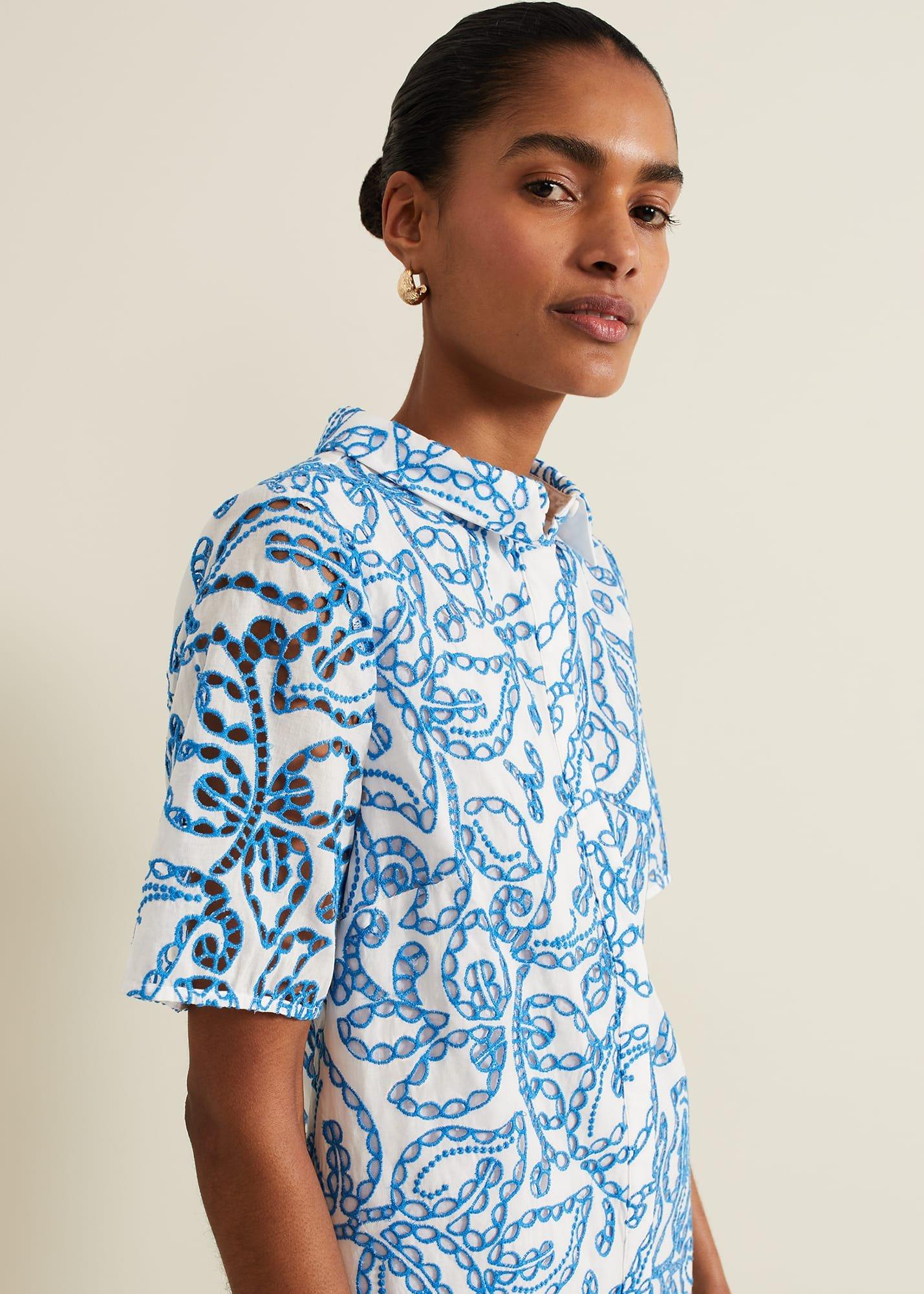 Nicky Broderie Swing Dress