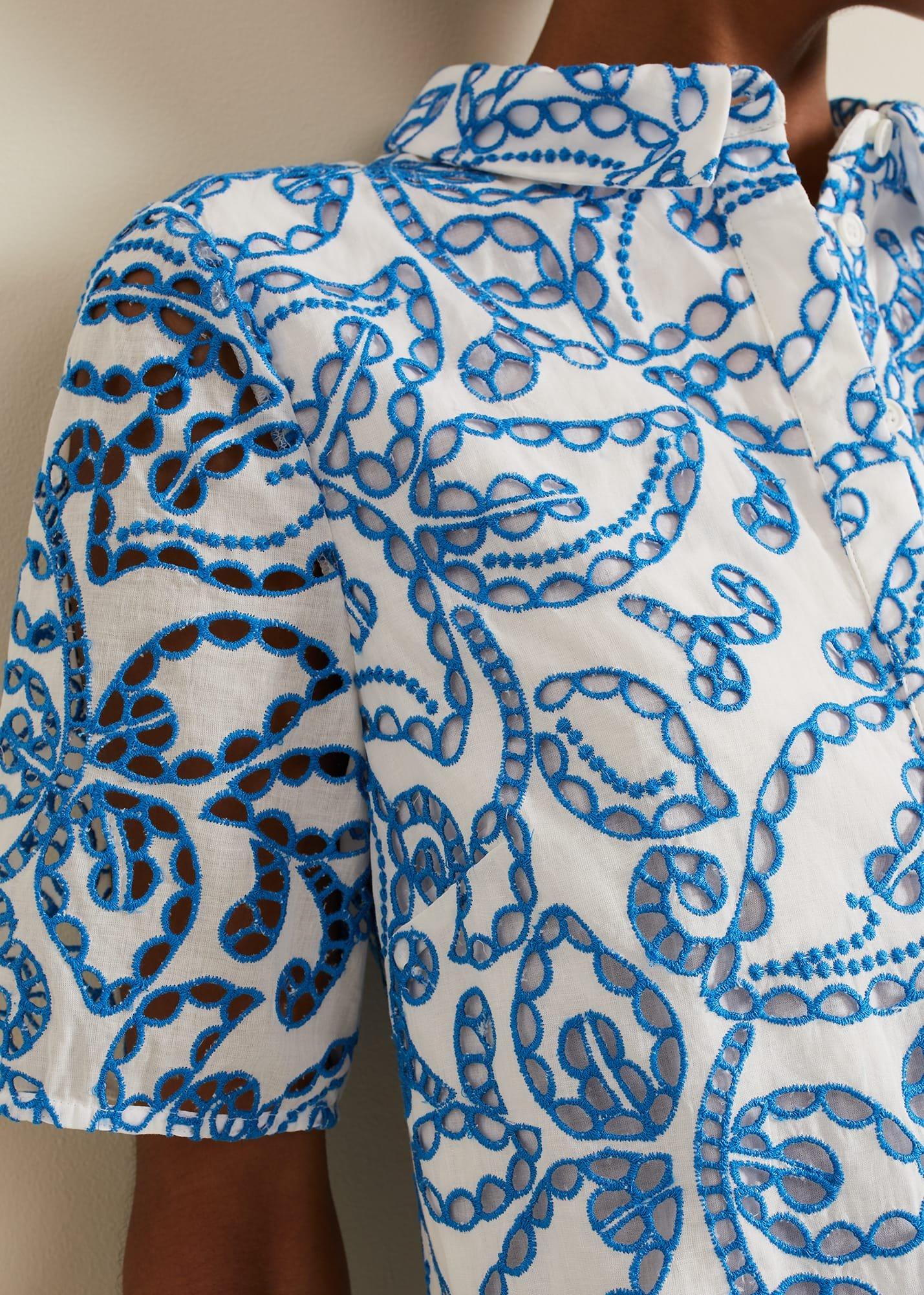 Nicky Broderie Swing Dress