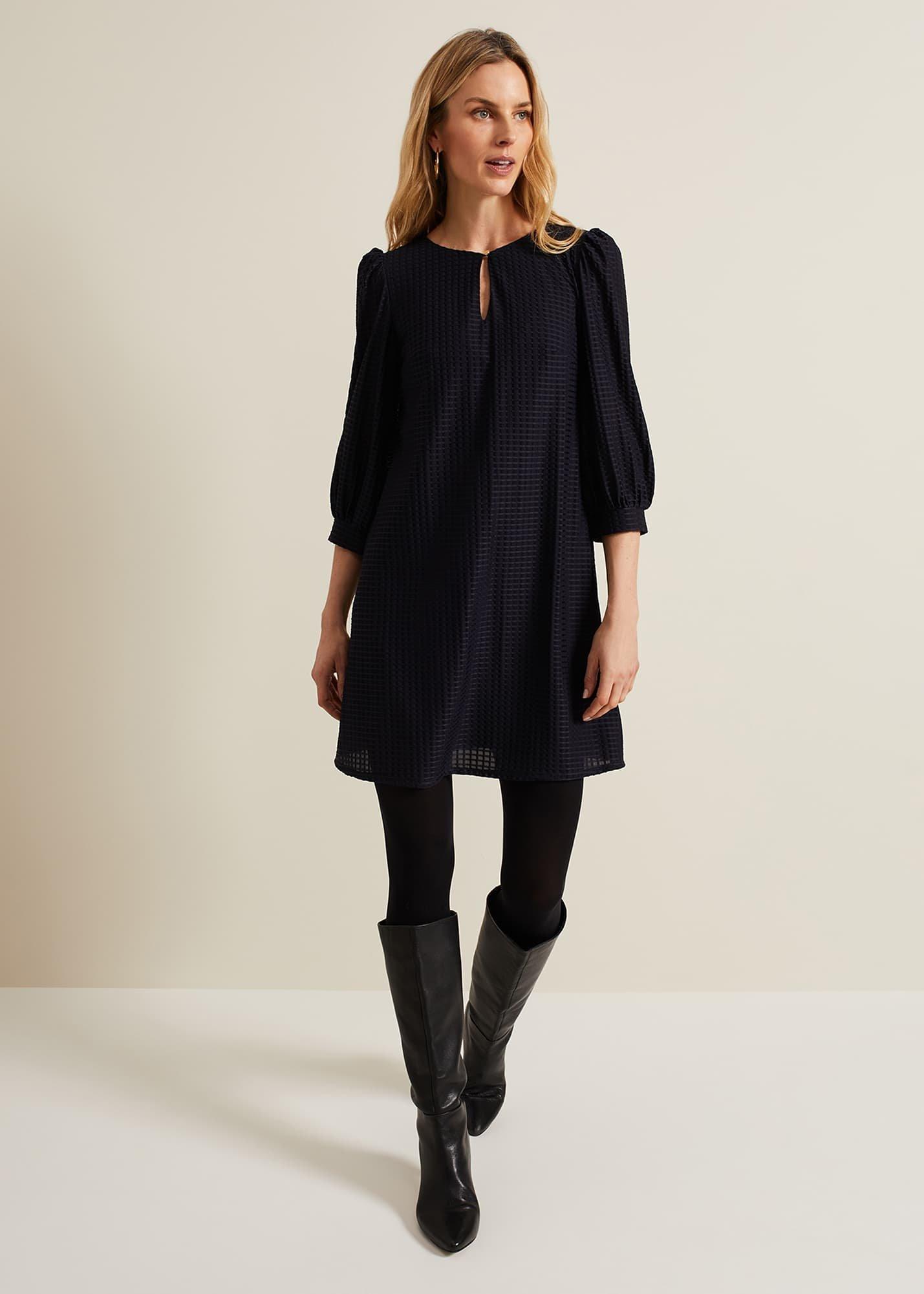 Dannie Textured Tunic Dress