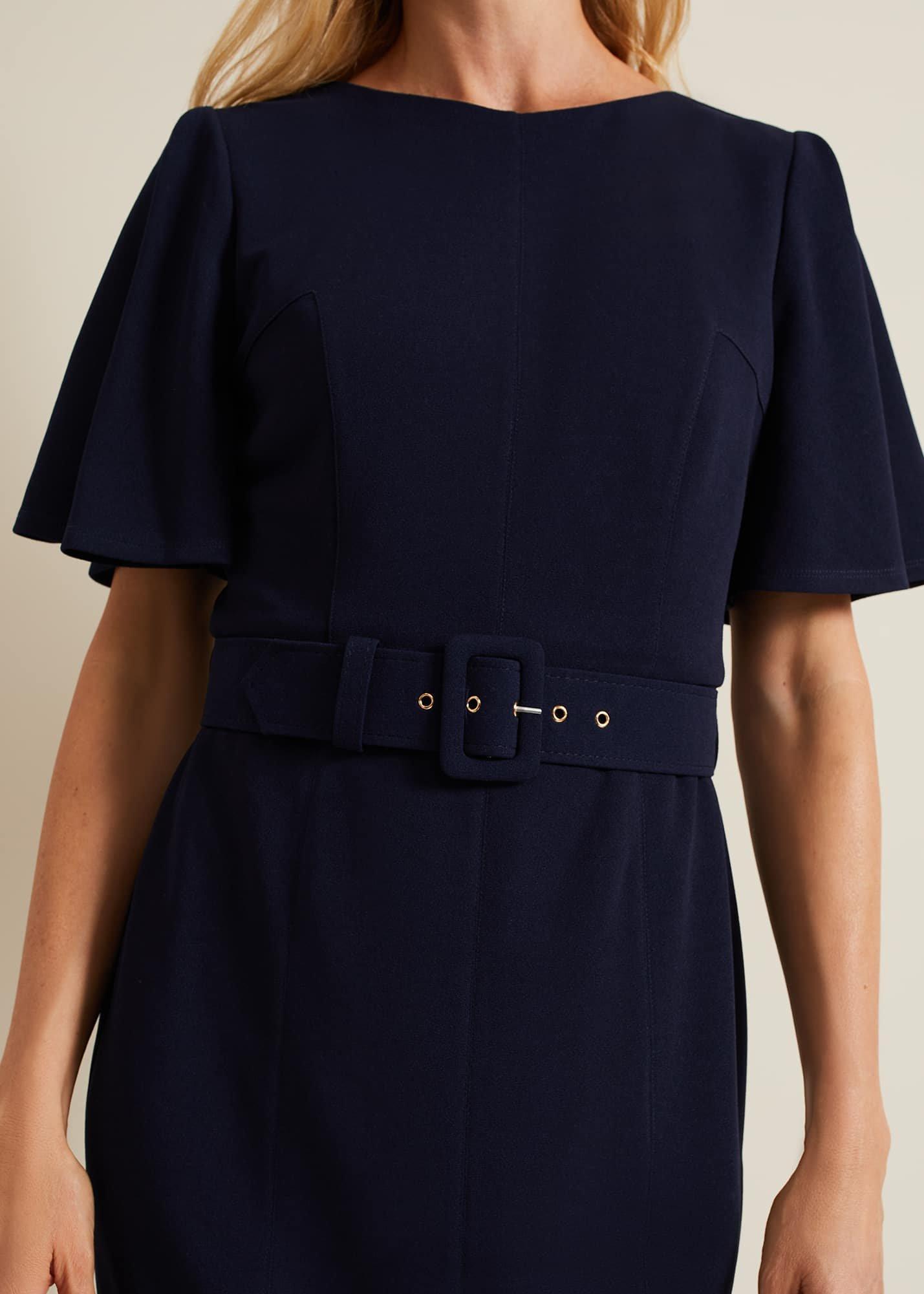 Fanella Belted Jersey Dress