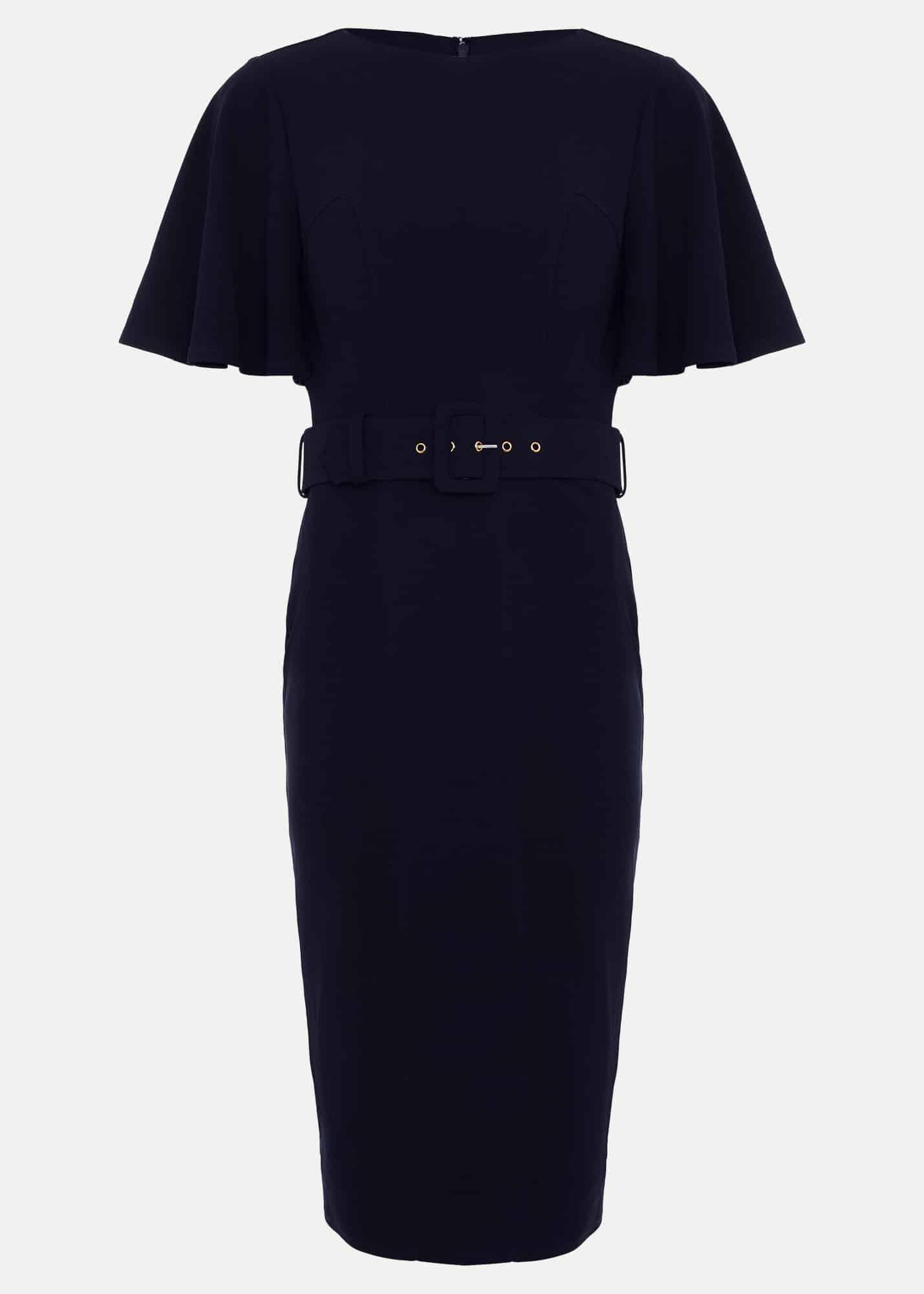 Fanella Belted Jersey Dress
