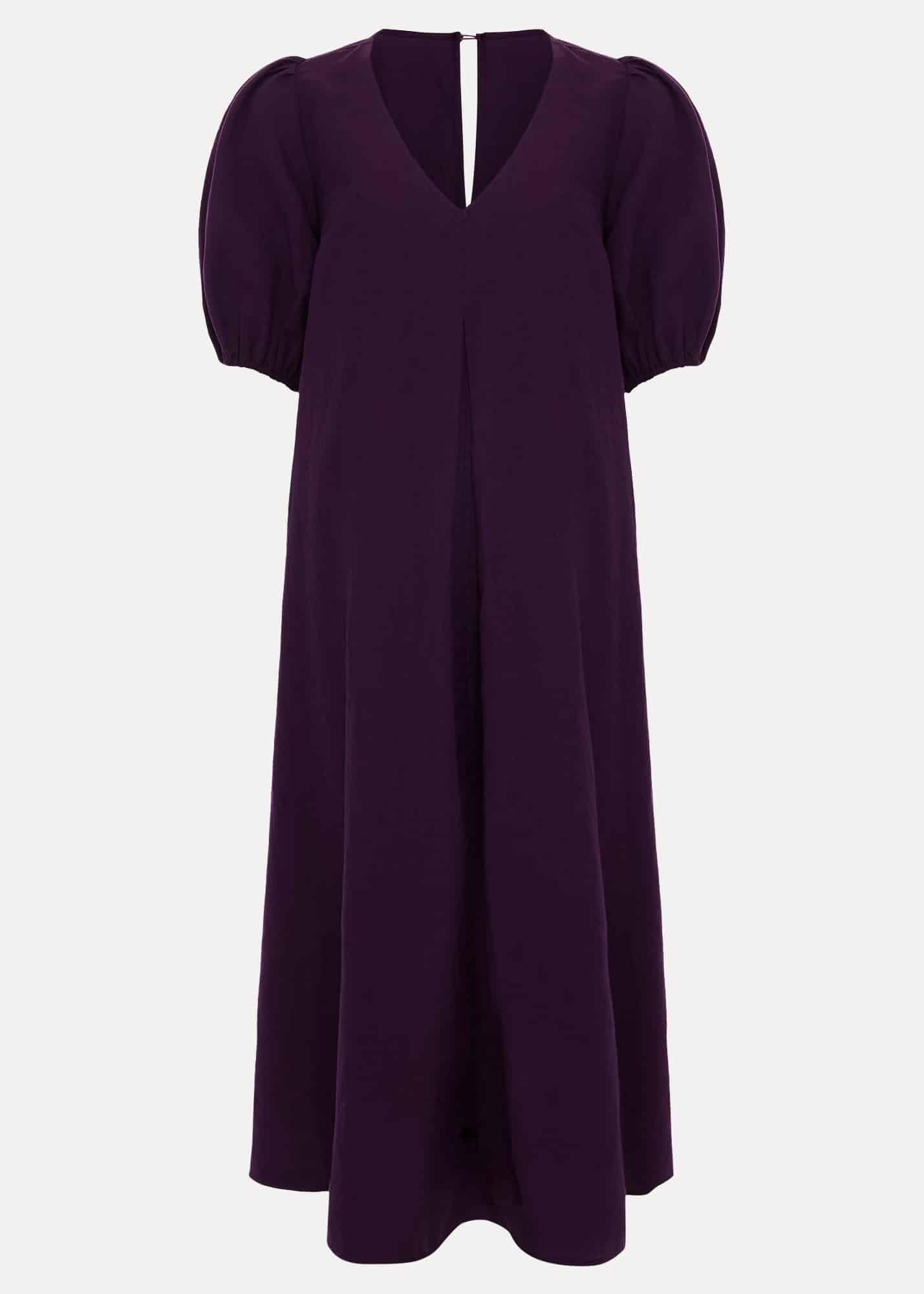 Lotty Puff Sleeve Midi Dress