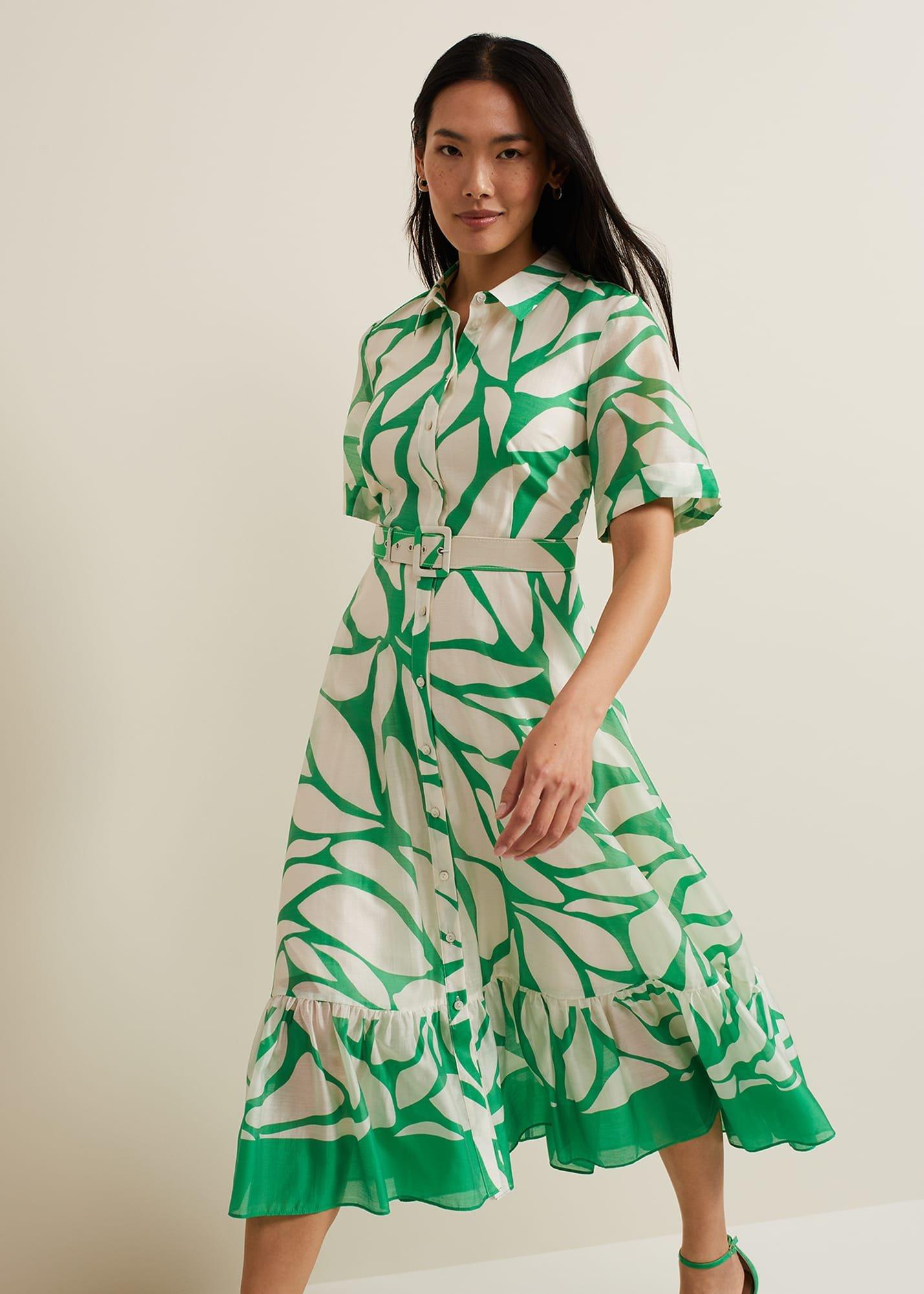 Daphne Floral Shirt Dress