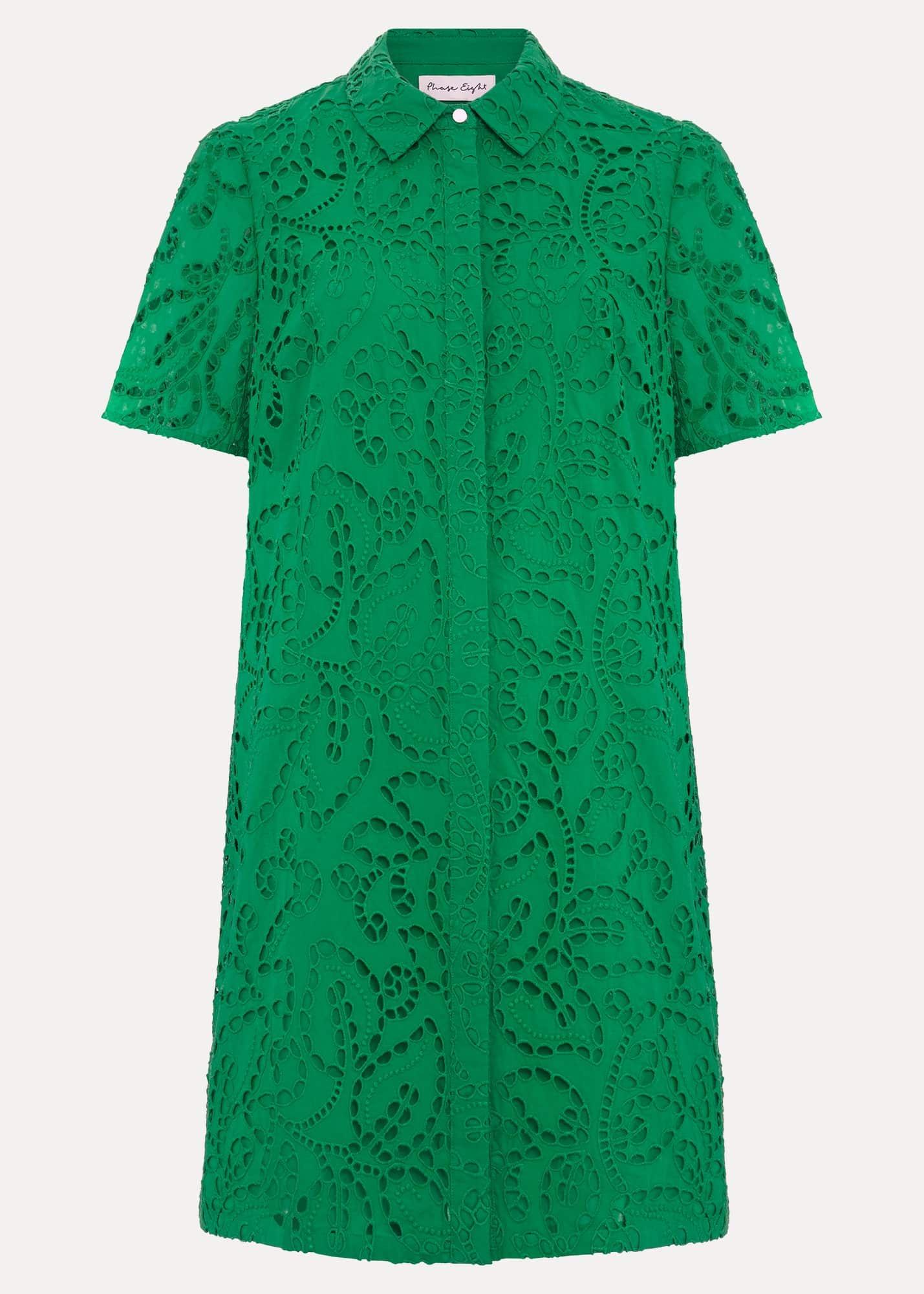 Nicky Broderie Swing Dress