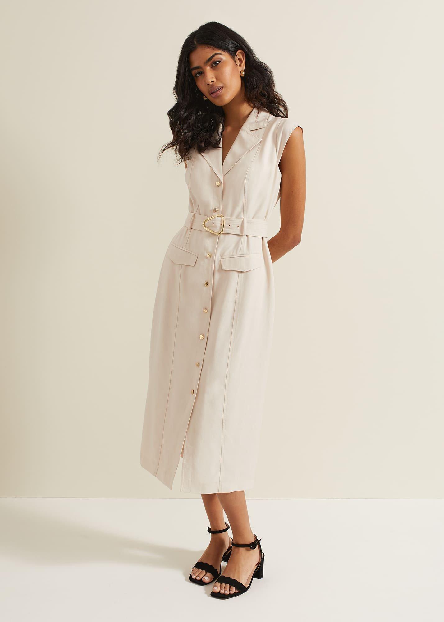 Kristal Utility Midi Dress