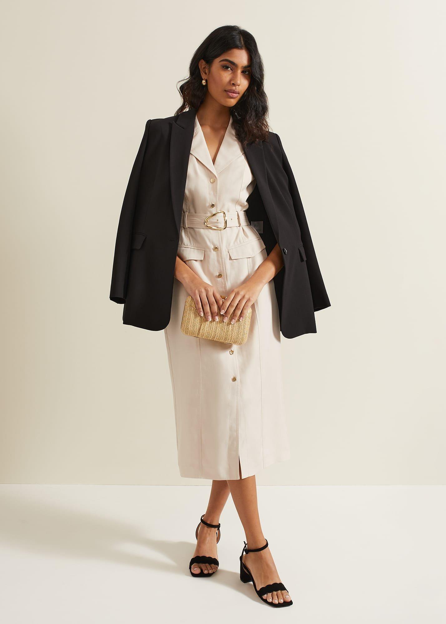 Kristal Utility Midi Dress