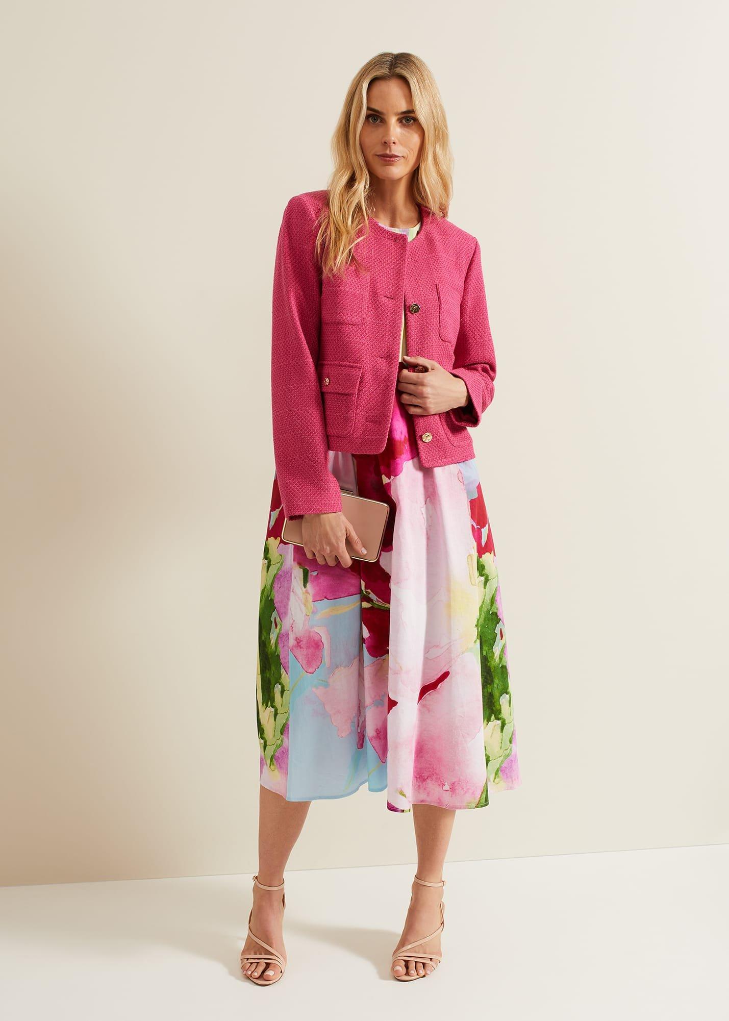 Leila Cotton Floral Midi Dress