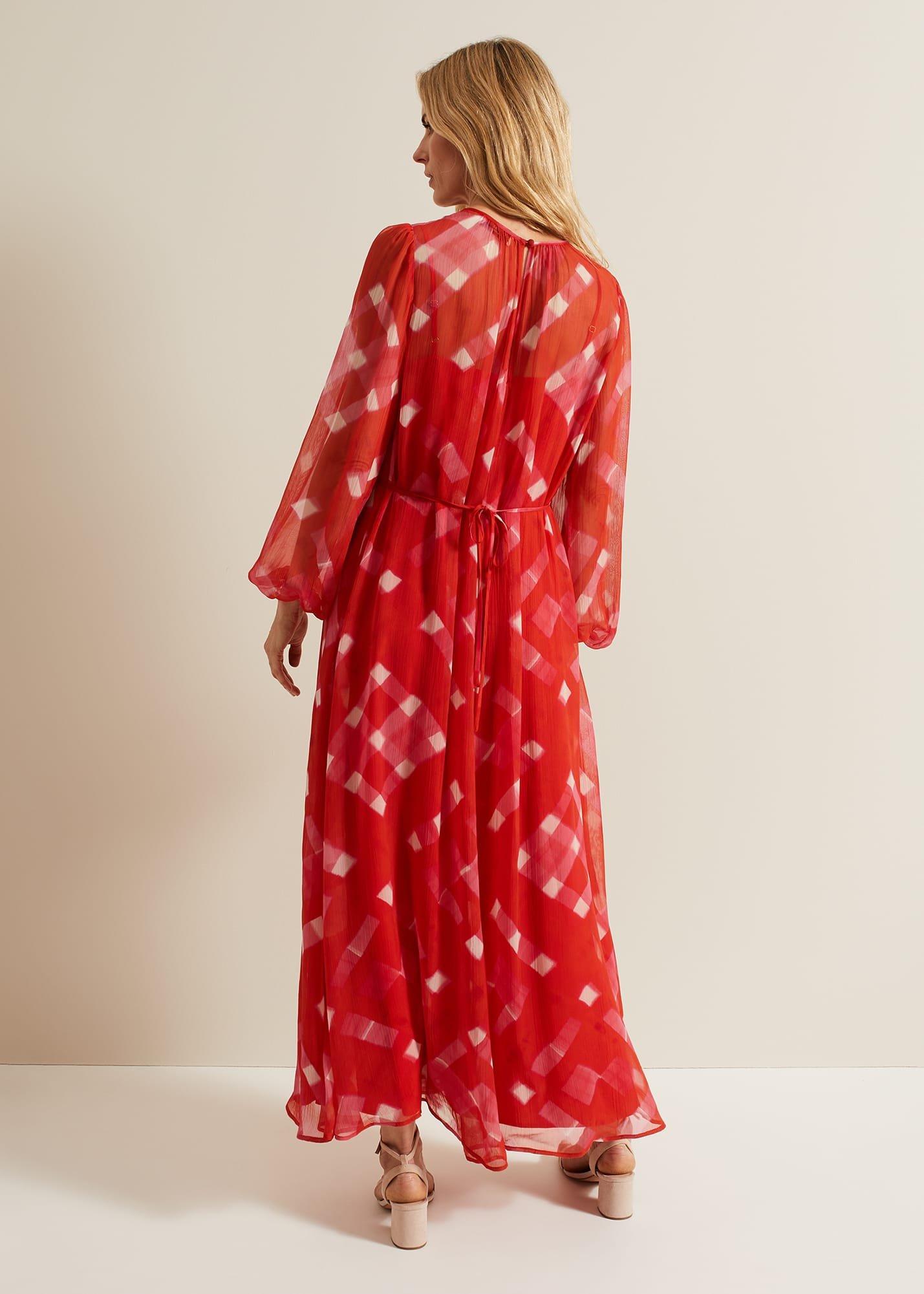 Tatianna Check Maxi Dress