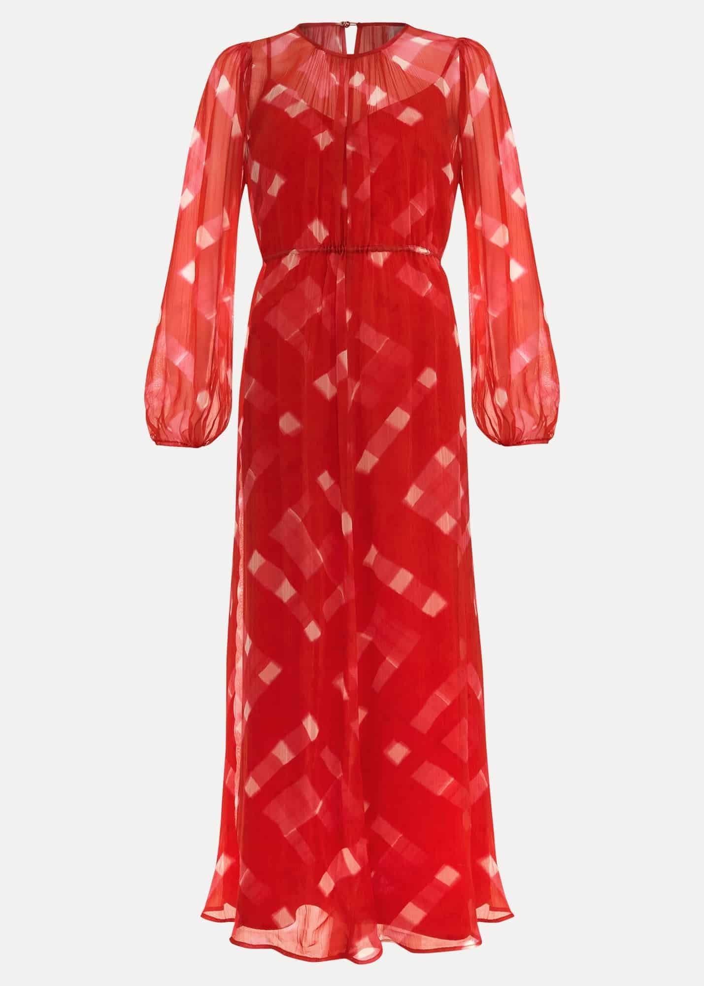 Tatianna Check Maxi Dress