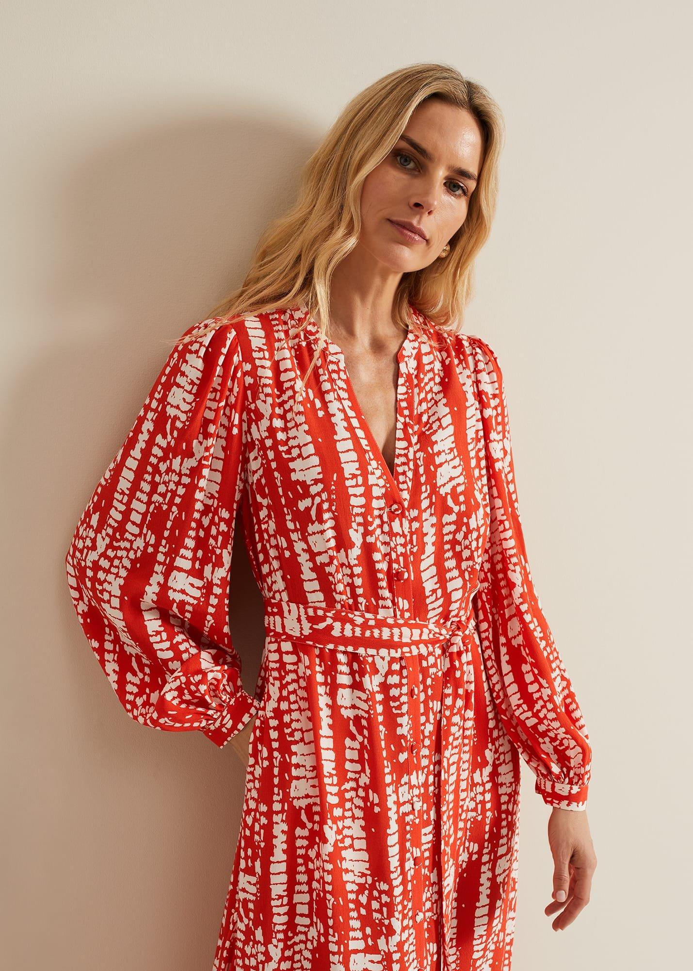 Louisa Abstract Maxi Dress