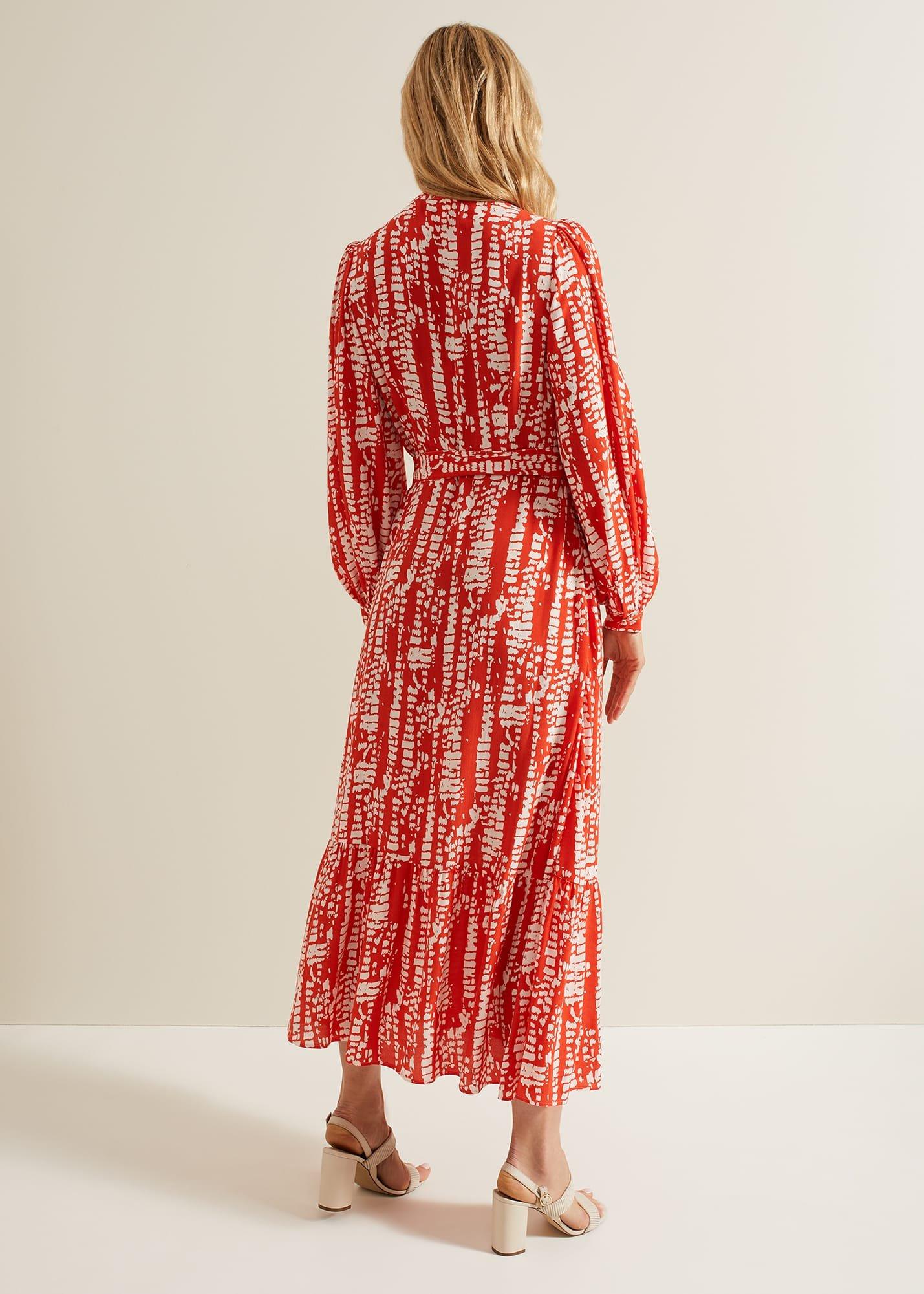 Louisa Abstract Maxi Dress