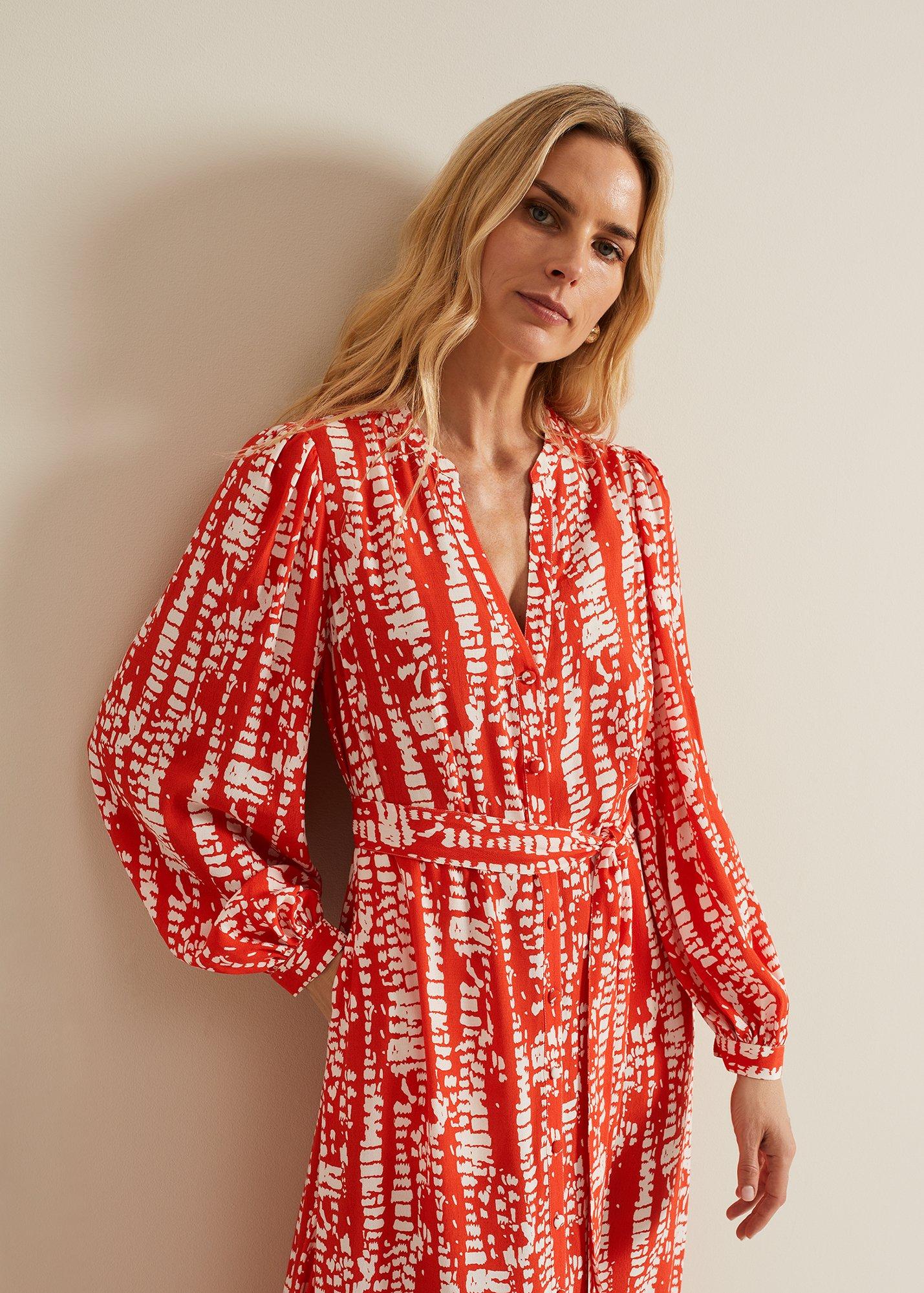 ${product-id}-Louisa Abstract Maxi Dress-Red-${view-type}