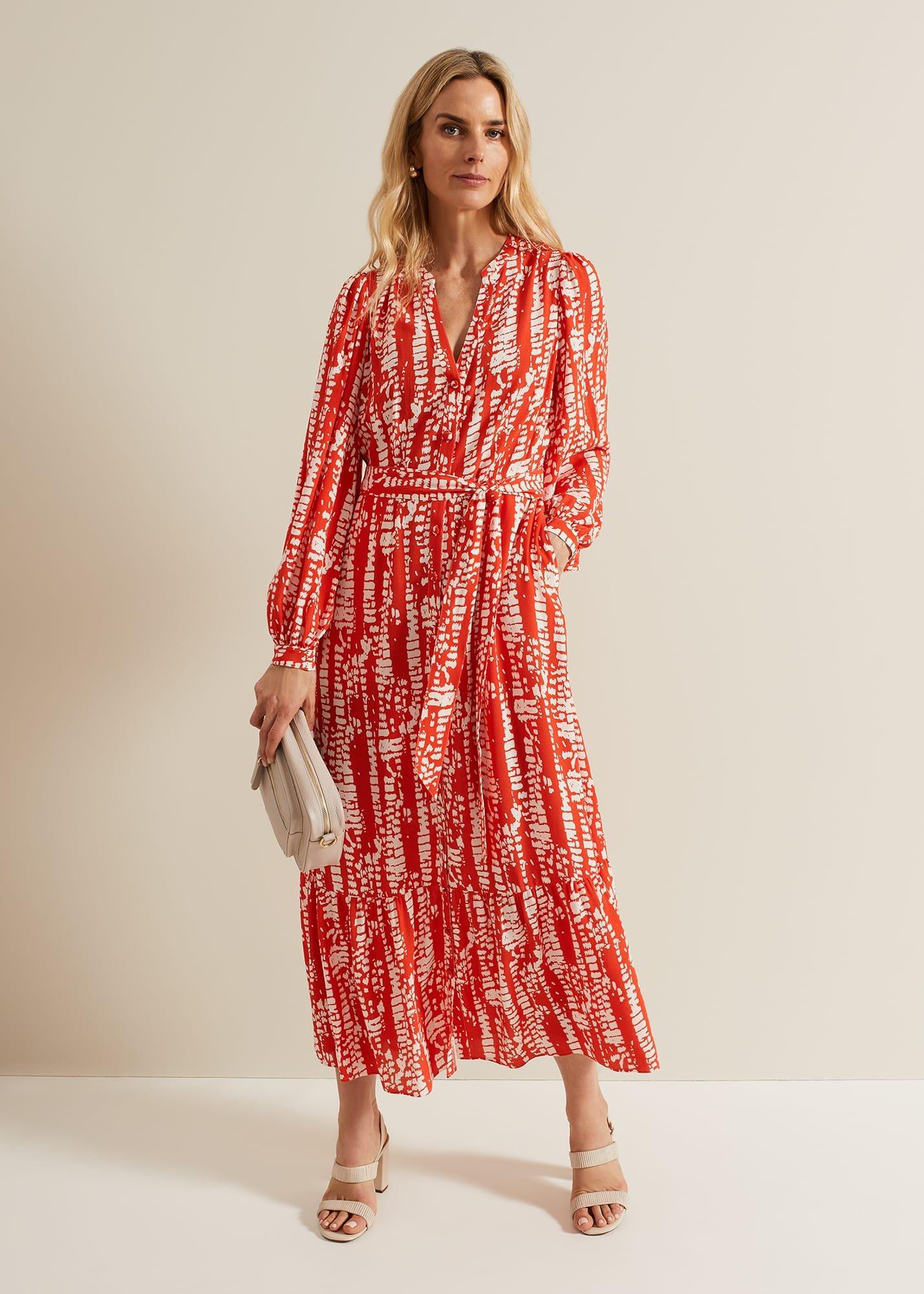 Louisa Abstract Maxi Dress