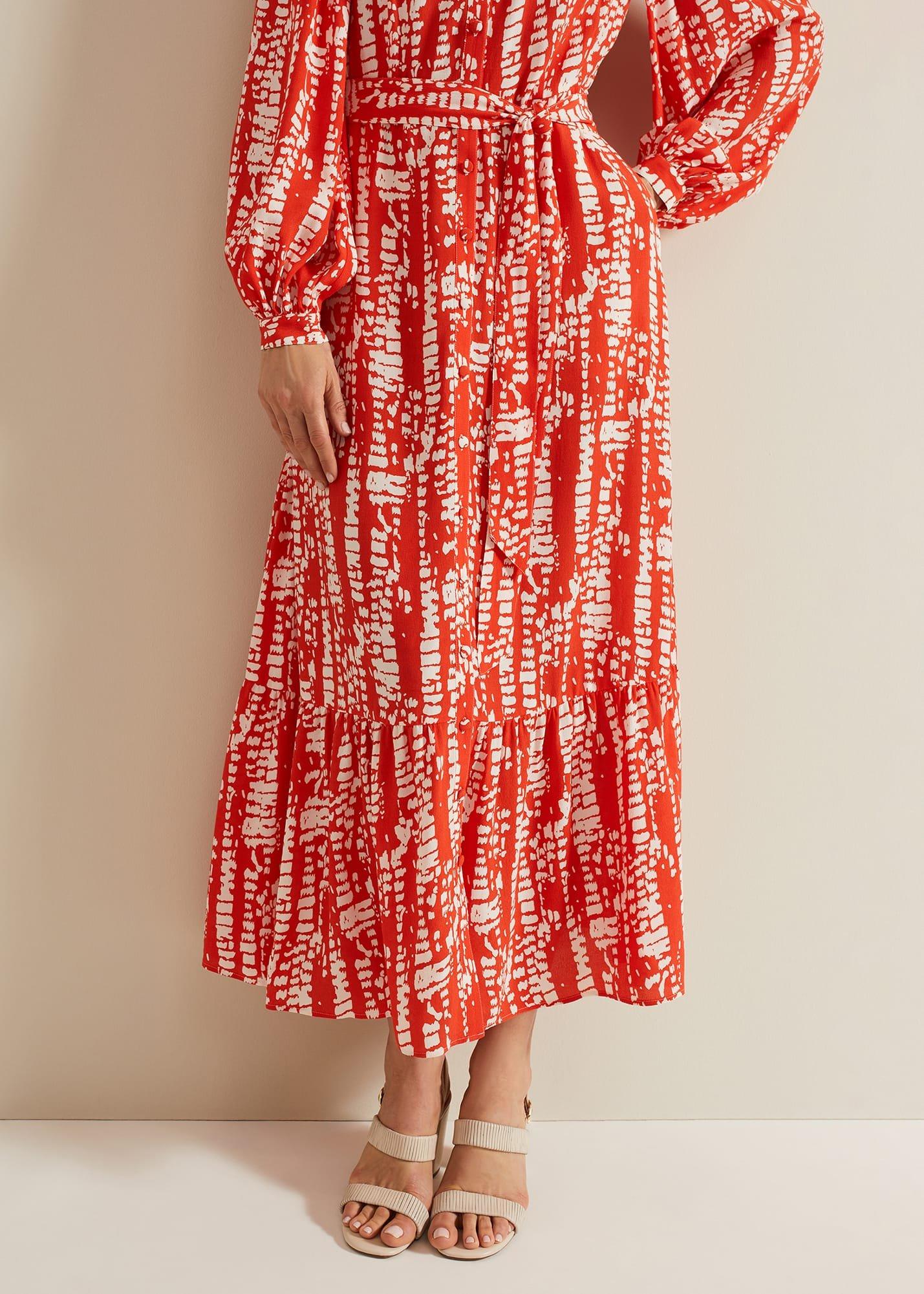 Louisa Abstract Maxi Dress