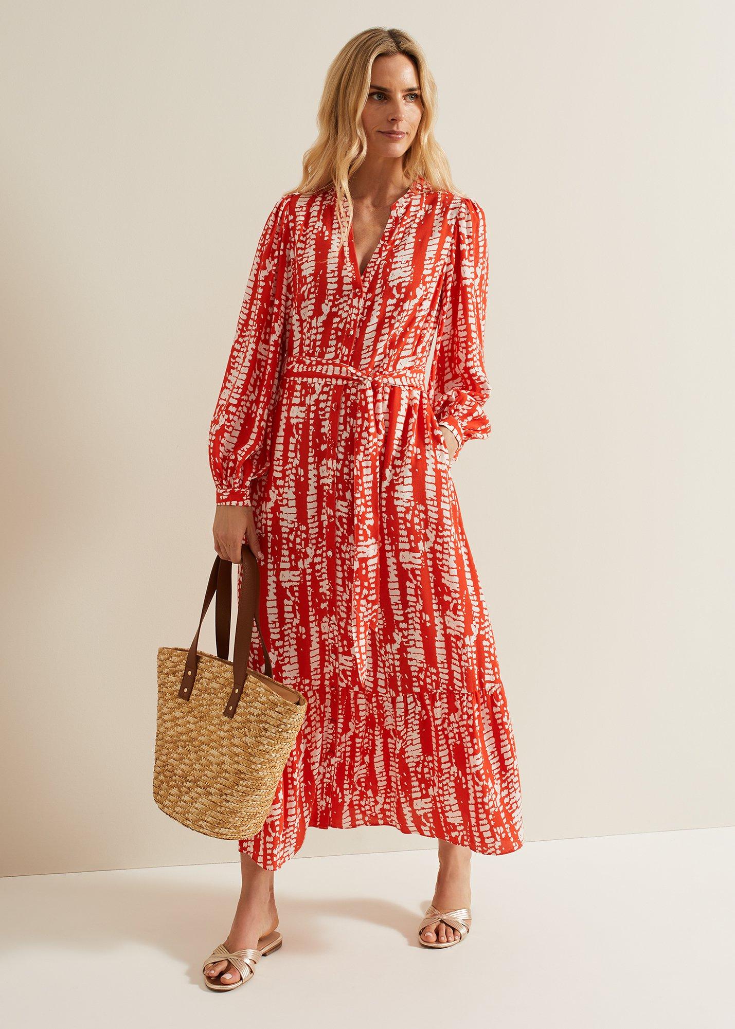 ${product-id}-Louisa Abstract Maxi Dress-Red-${view-type}