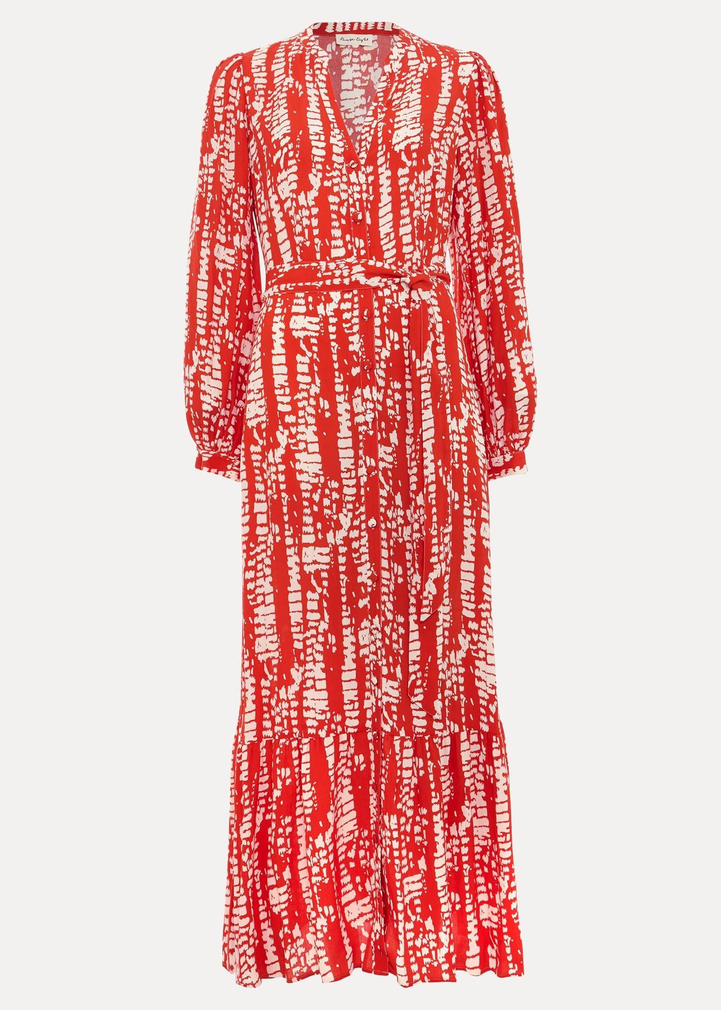 Louisa Abstract Maxi Dress