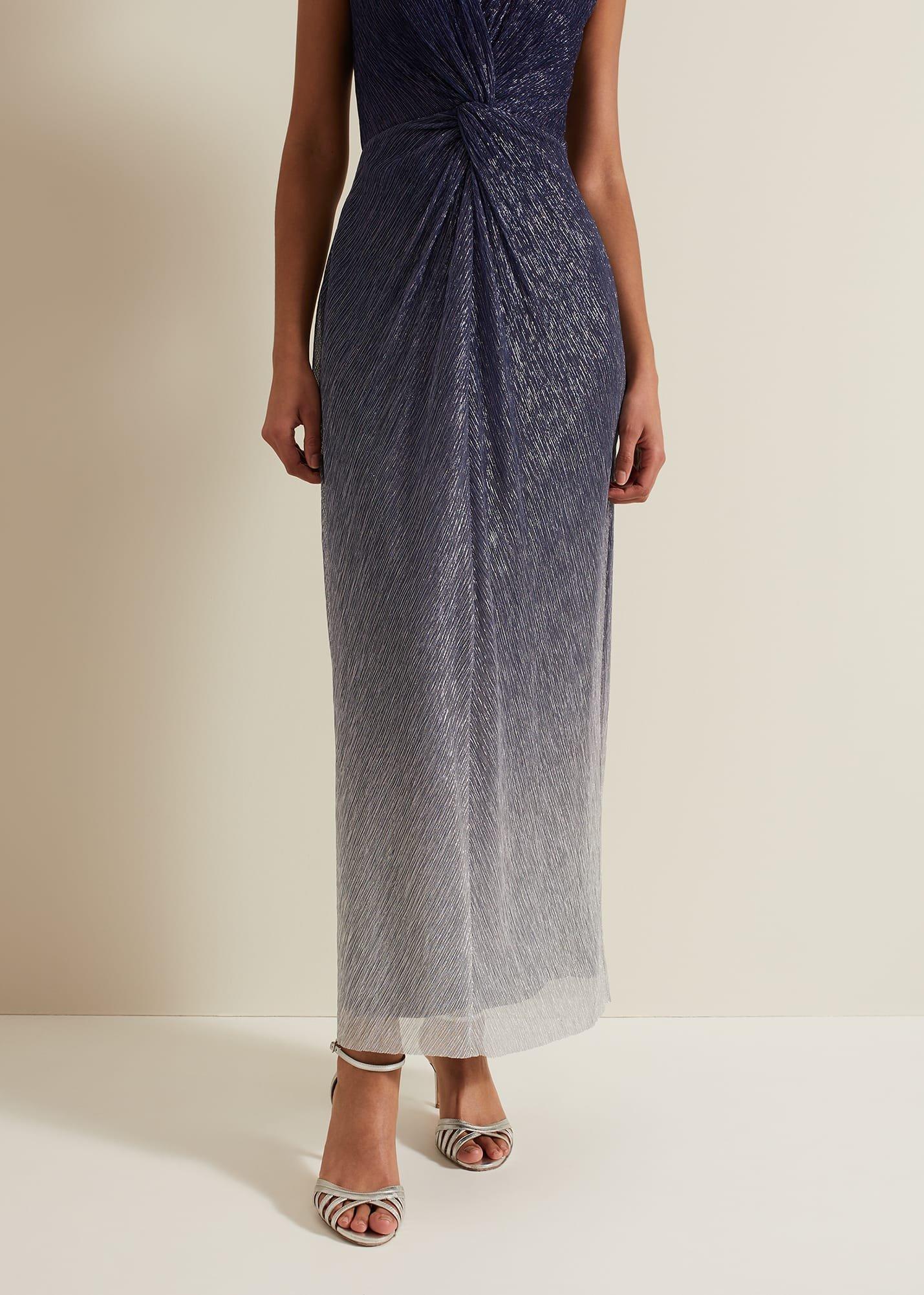 Sara Metallic Jersey Maxi Dress