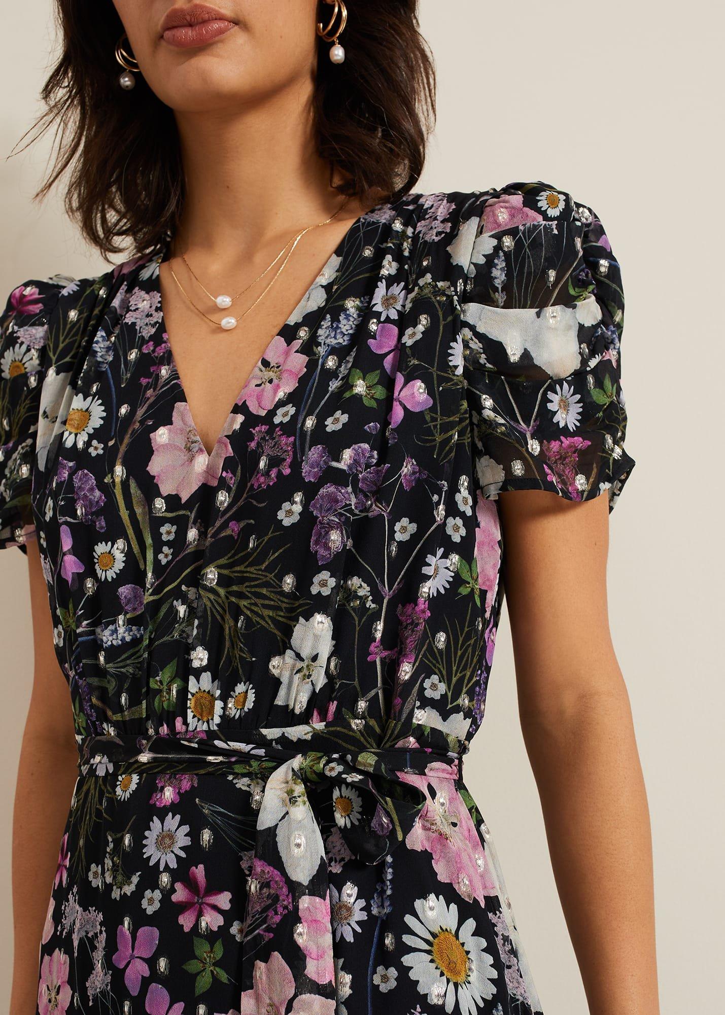 Azalea Print Fil Coupe Dress