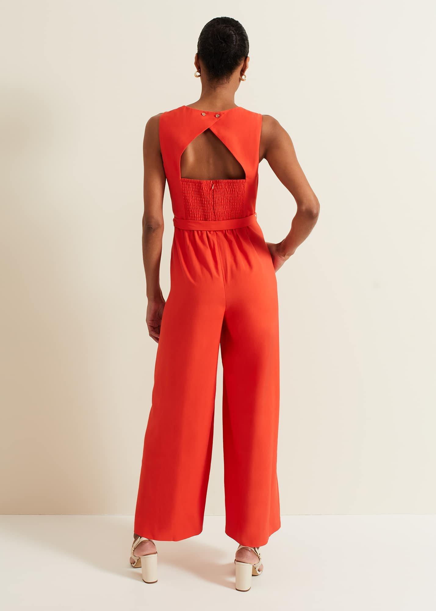 Marta Red Jumpsuit