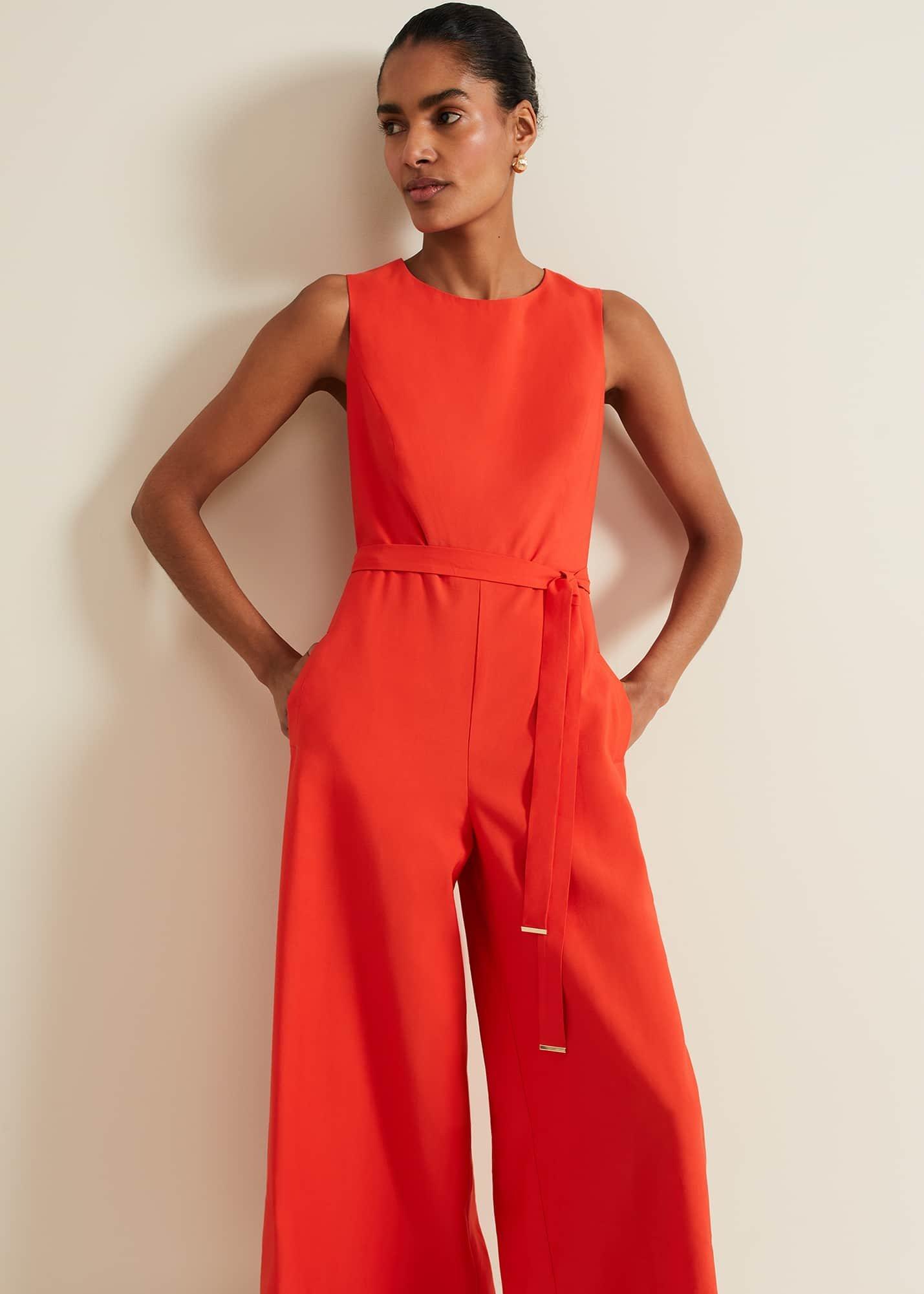 Marta Red Jumpsuit