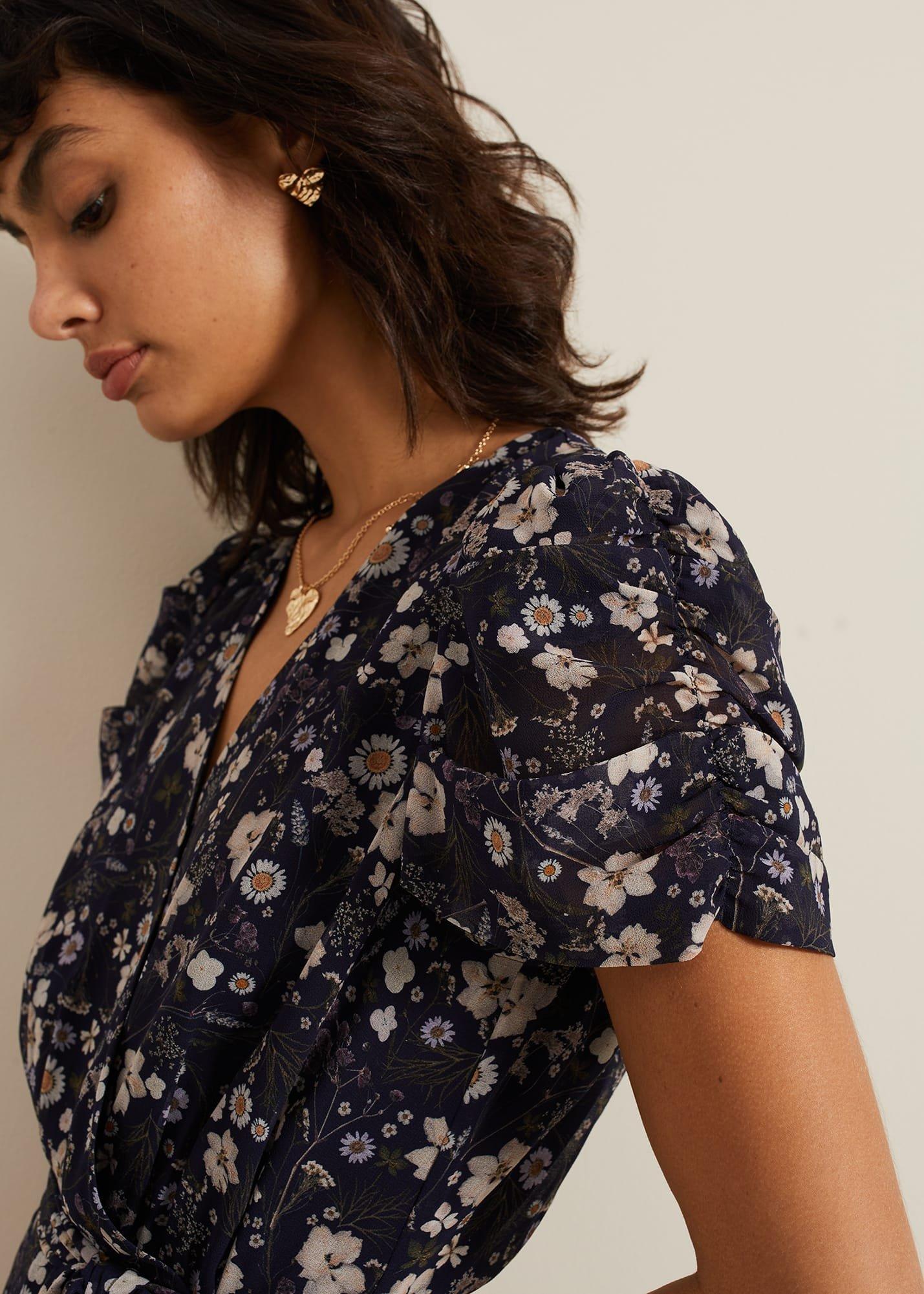 Helene Floral Print Jumpsuit