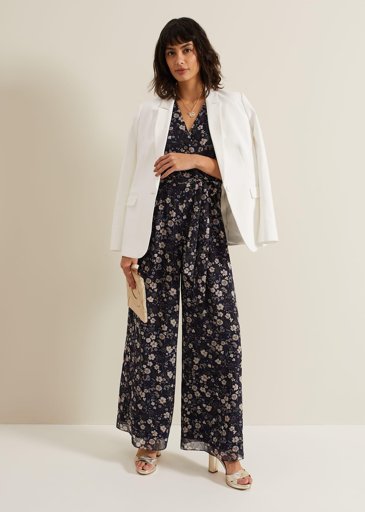 Helene Floral Print Jumpsuit