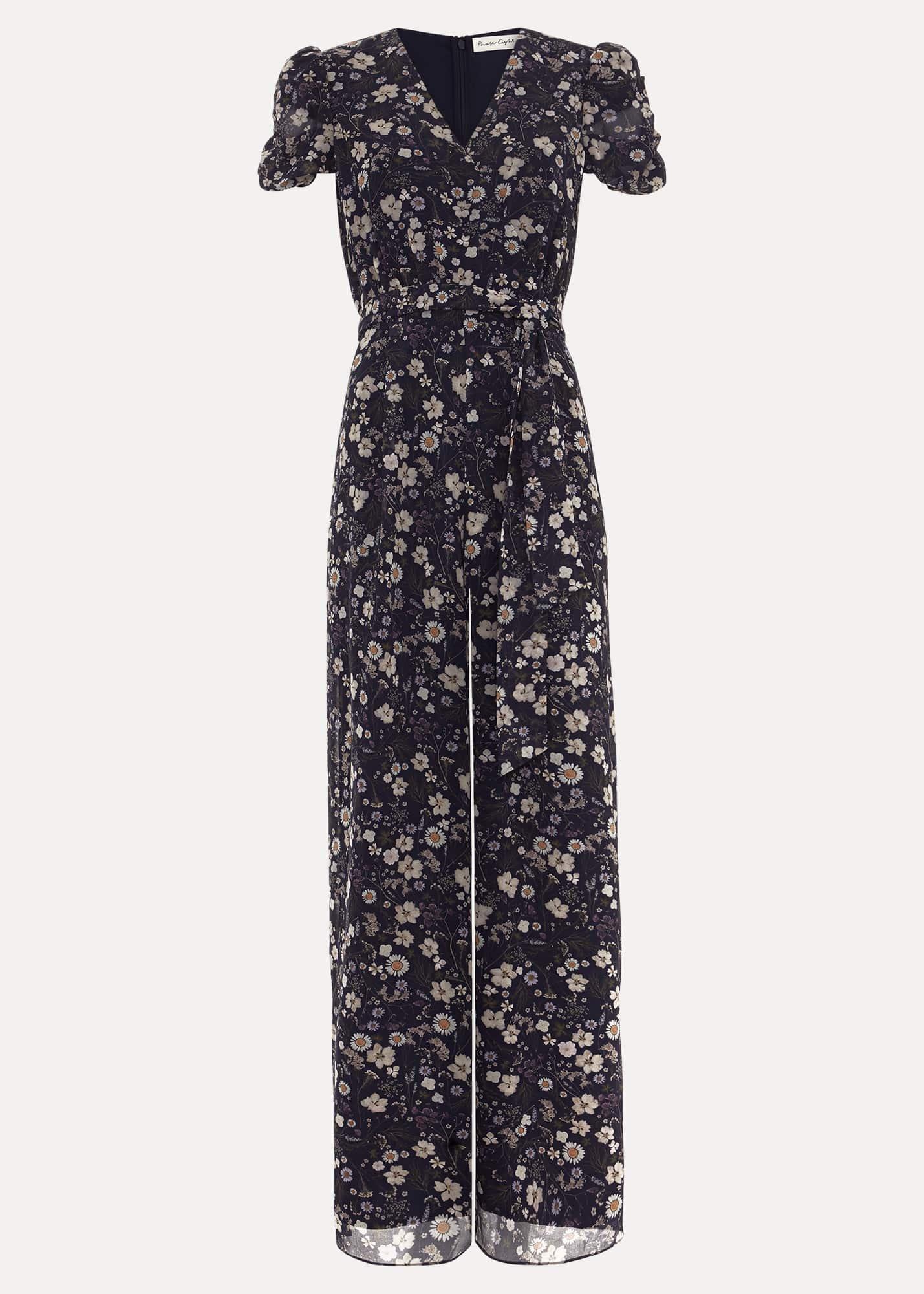 Helene Floral Print Jumpsuit
