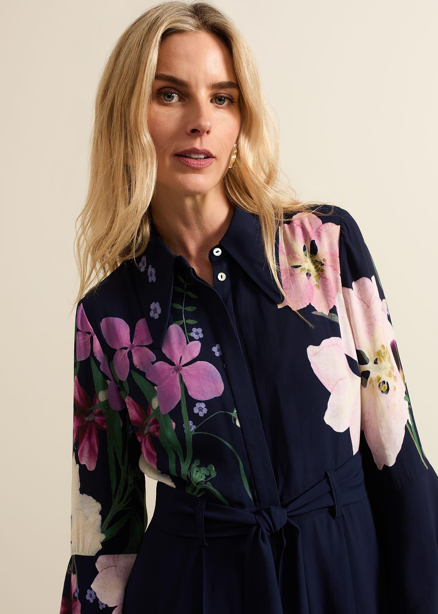 Annia Floral Print Jumpsuit