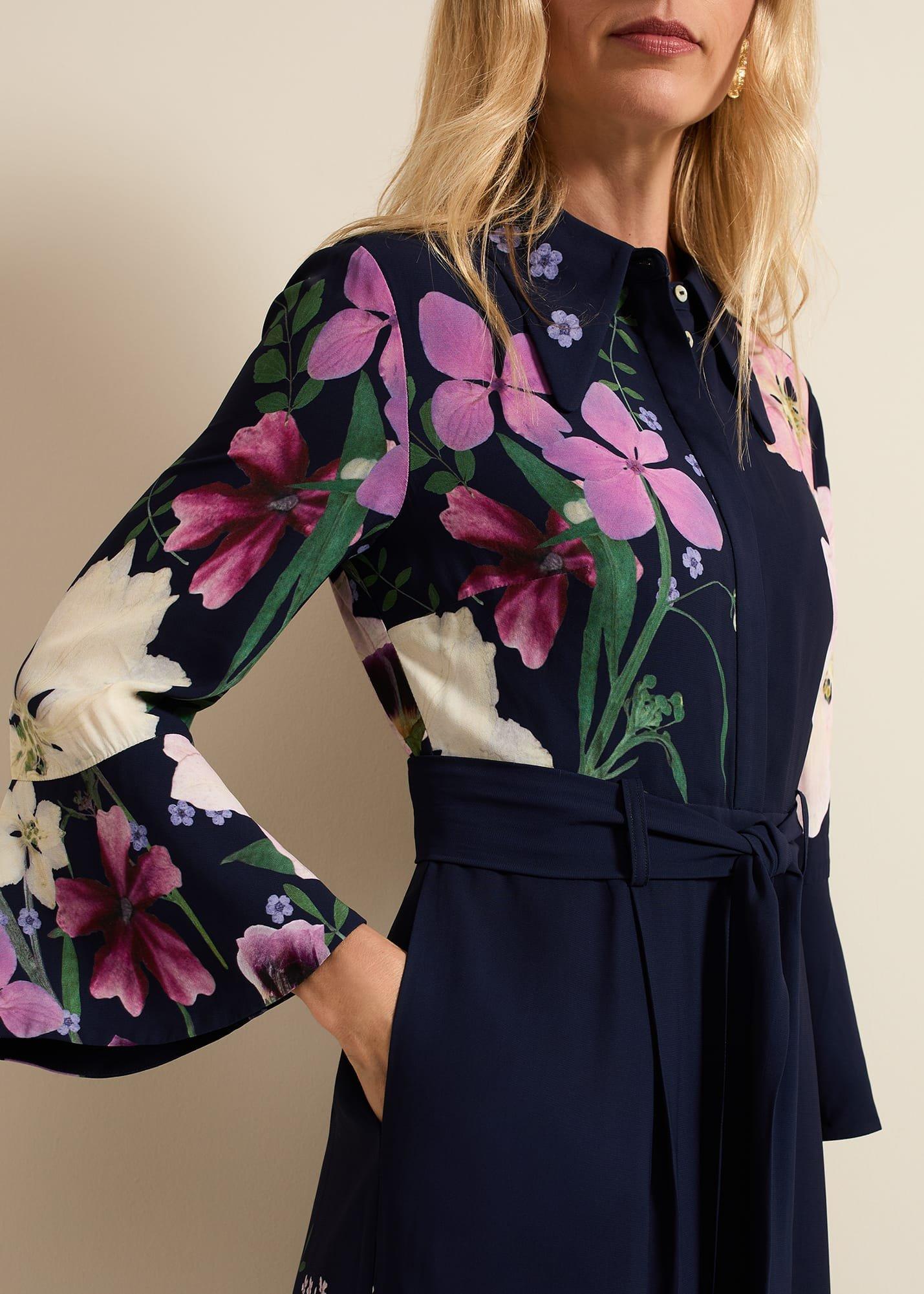 Annia Floral Print Jumpsuit