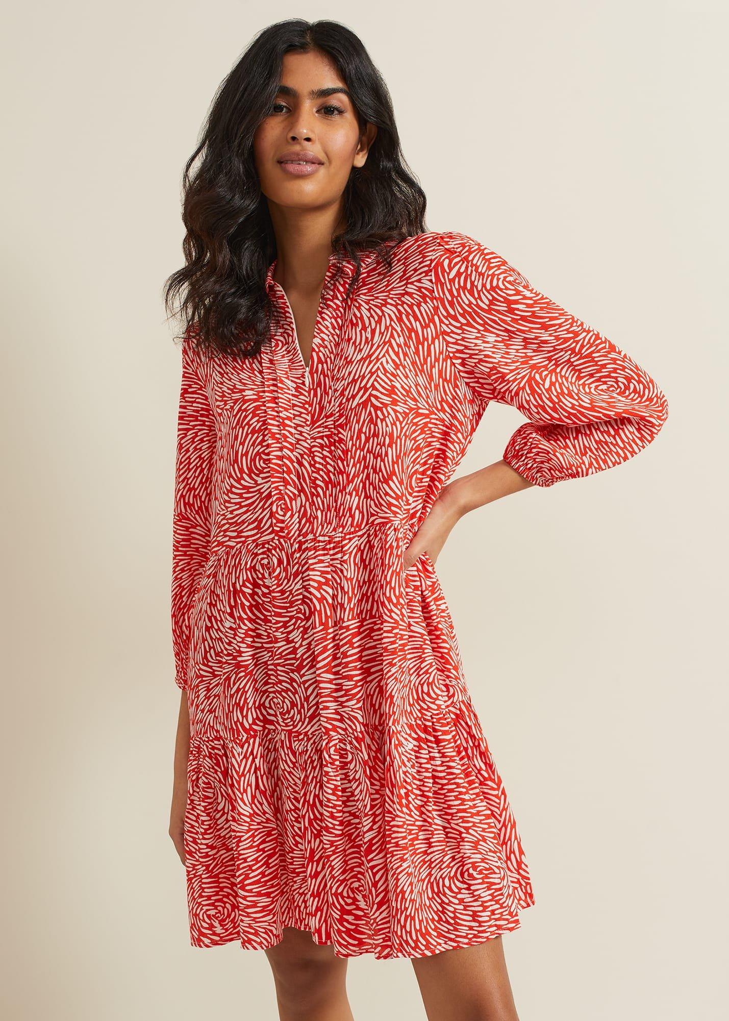 Carrie Abstract Swing Dress