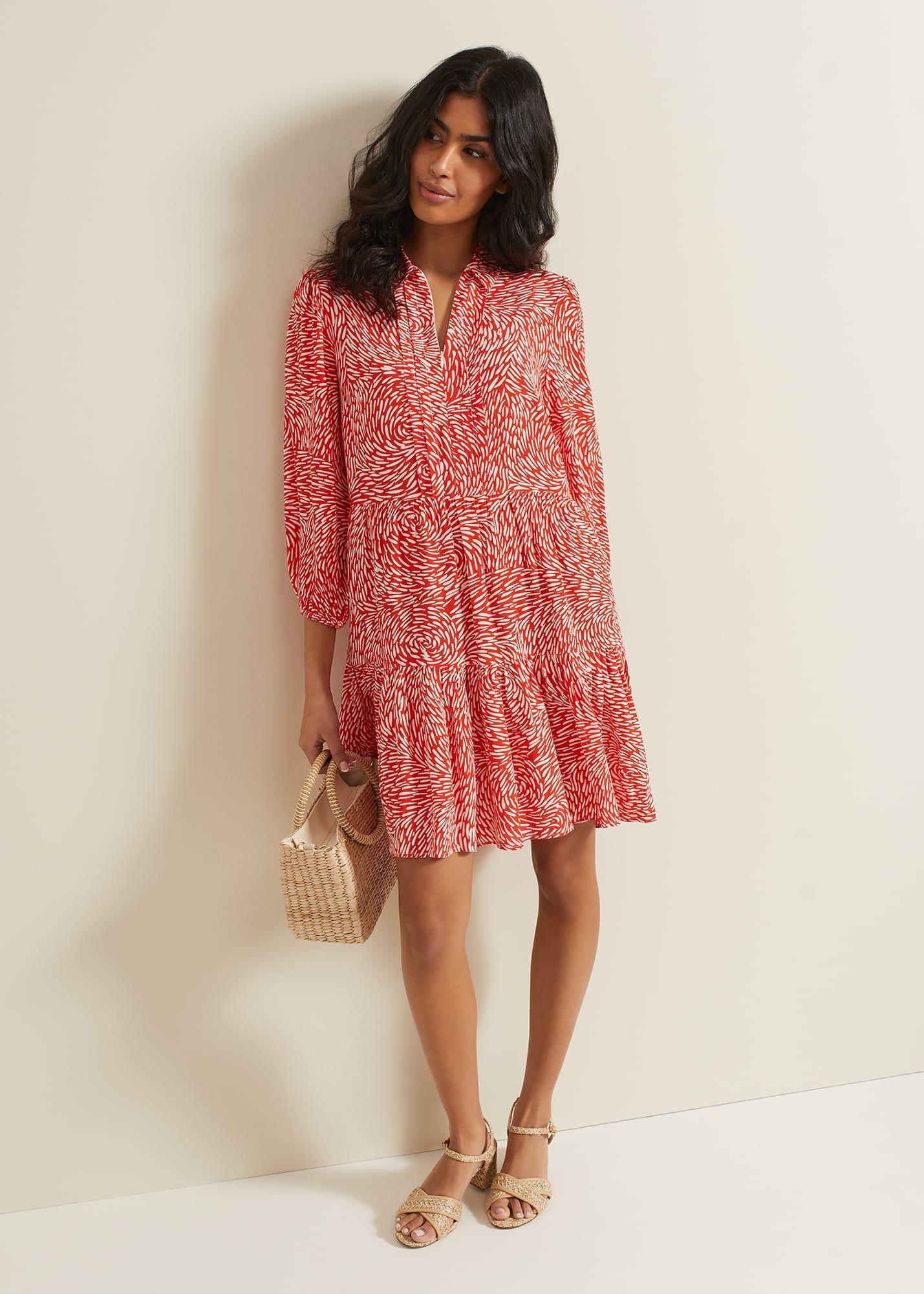 Carrie Abstract Swing Dress