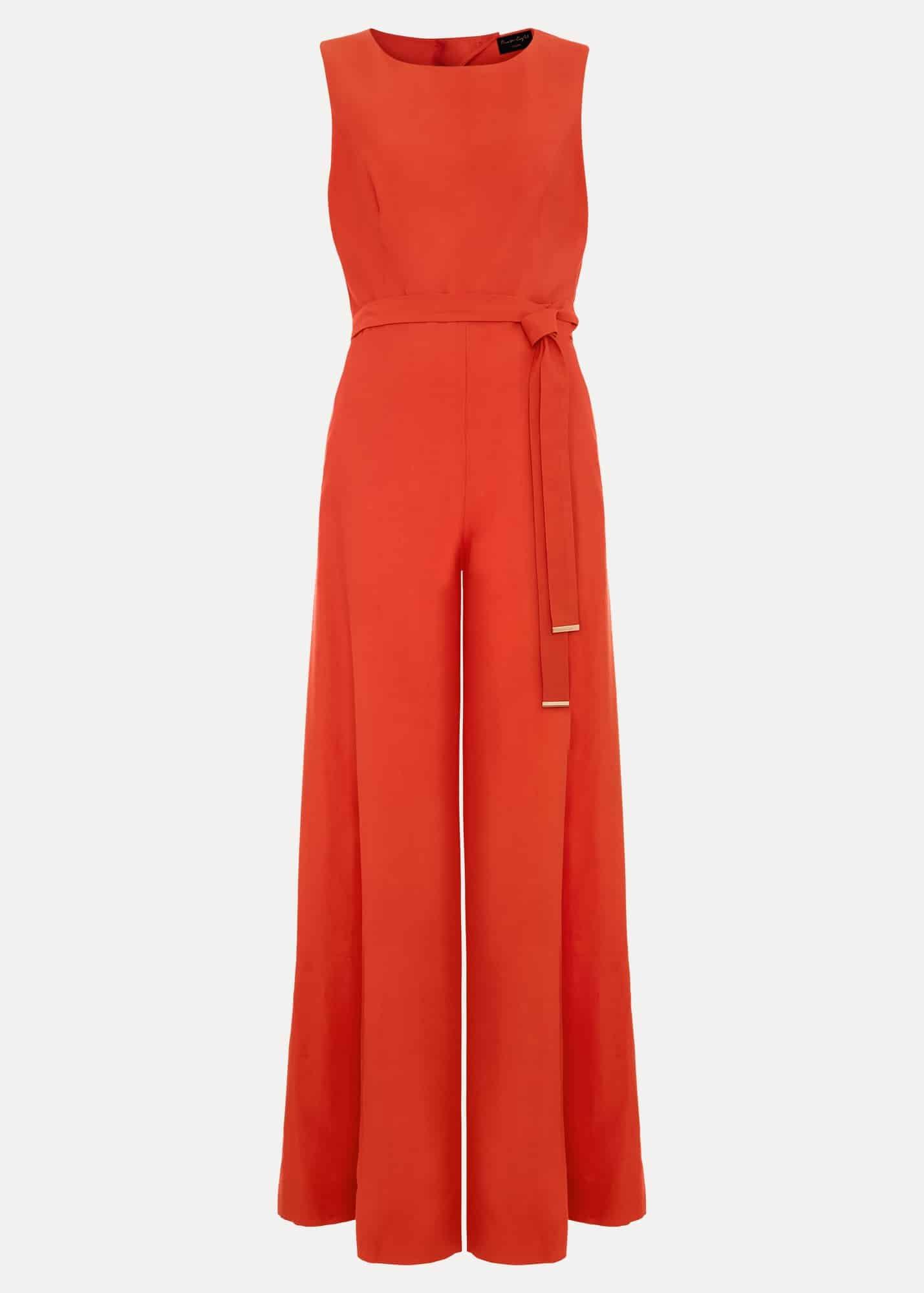 Petite Marta Red Culotte Jumpsuit