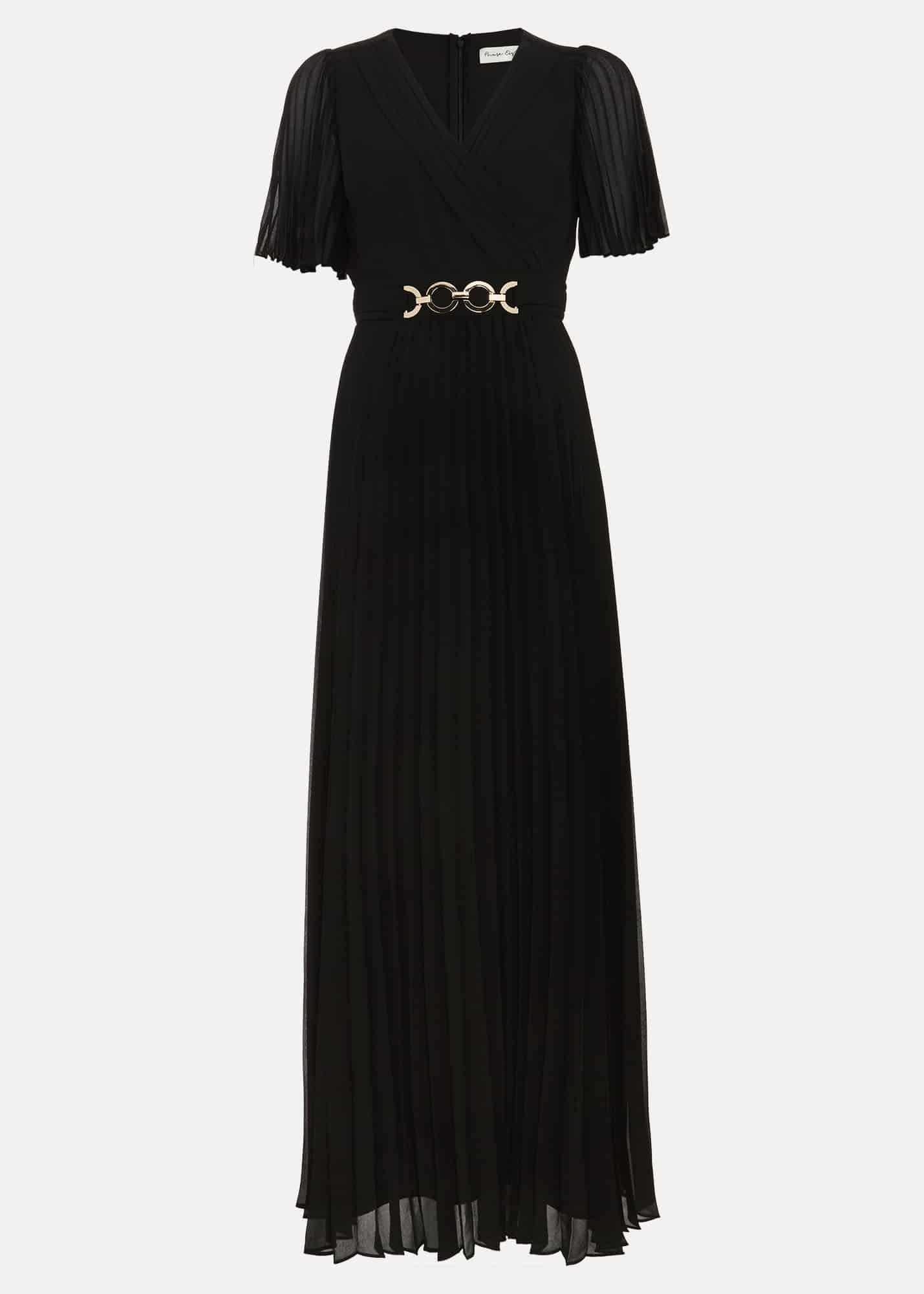 Yasmina Pleated Maxi Dress